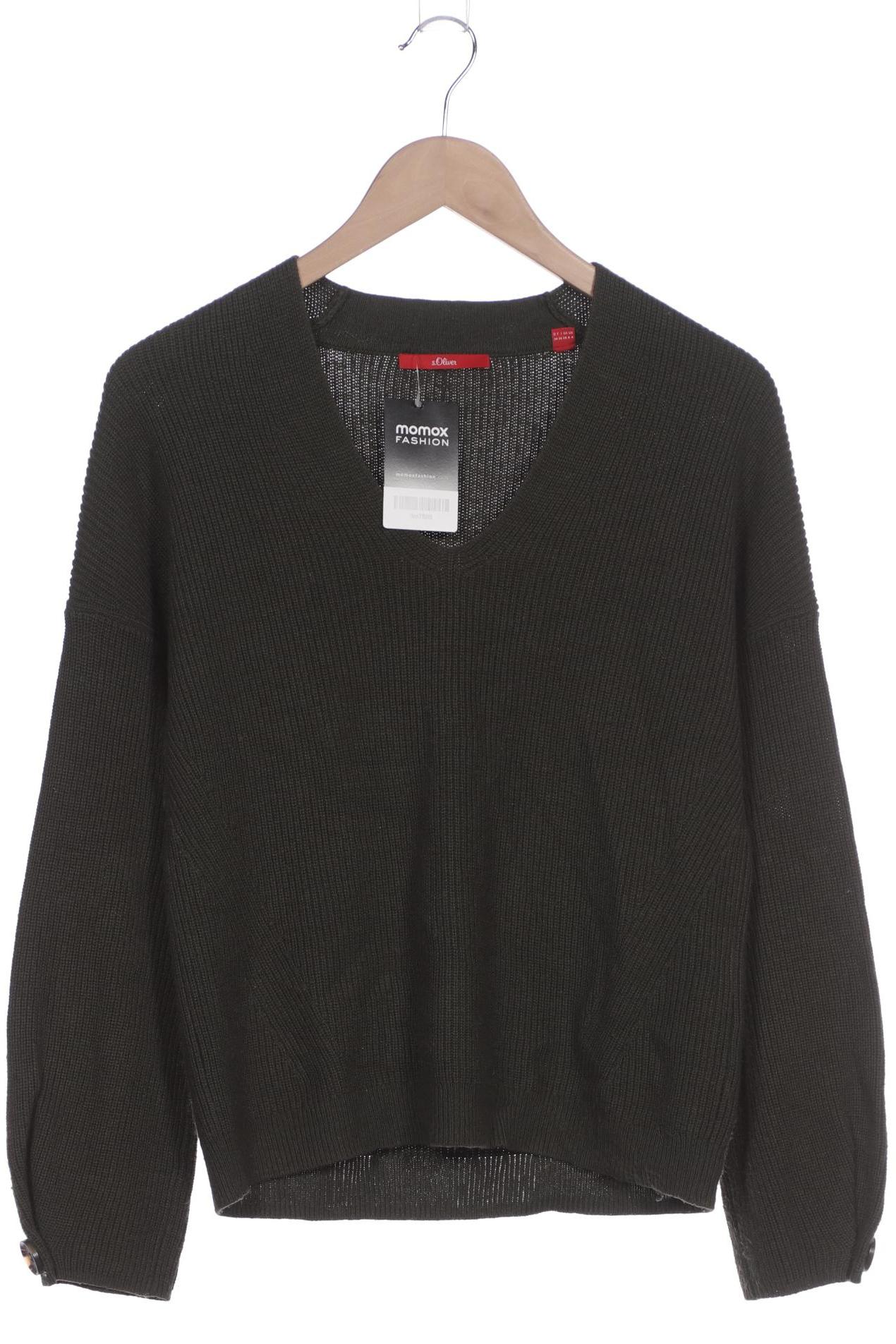 

s.Oliver Damen Pullover, grün, Gr. 34