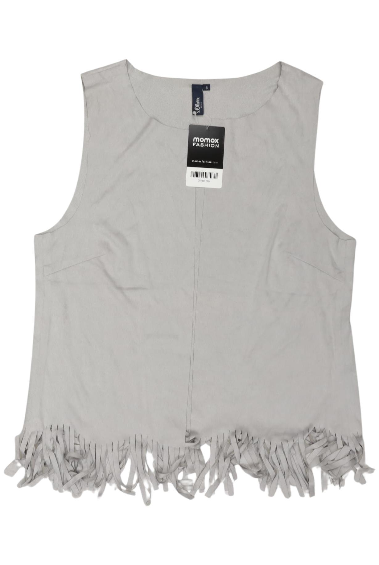 

s.Oliver Damen Weste, grau, Gr. 36