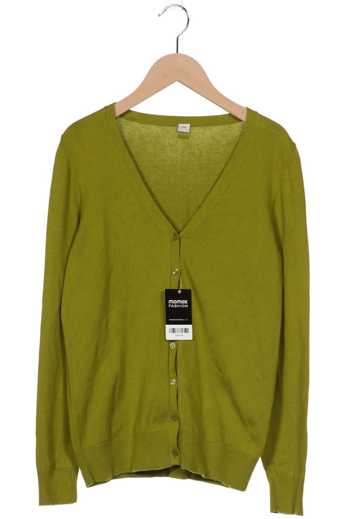 

s.Oliver Damen Strickjacke, hellgrün, Gr. 40