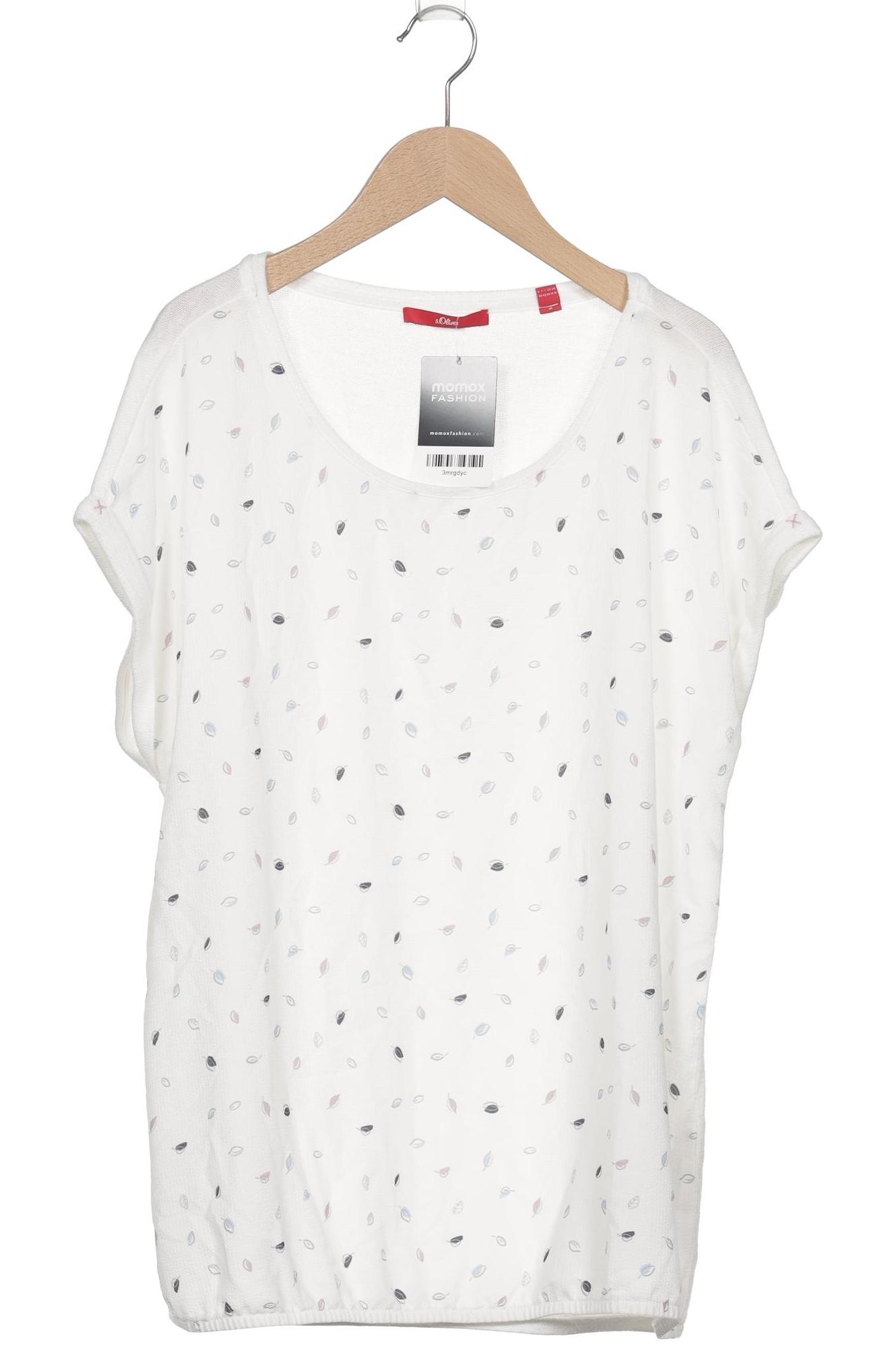 

s.Oliver Damen T-Shirt, weiß, Gr. 40