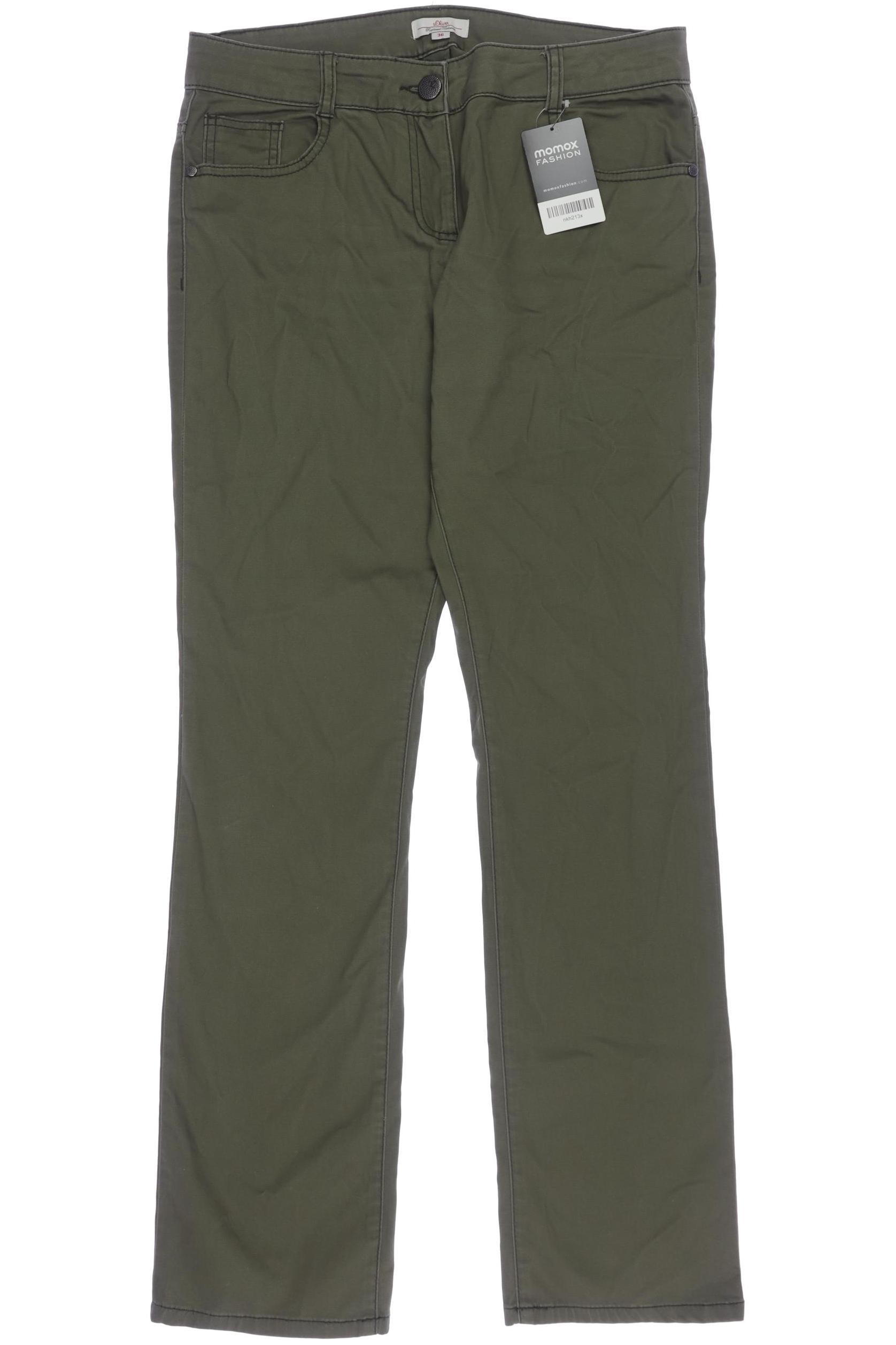

s.Oliver Damen Stoffhose, grün, Gr. 36