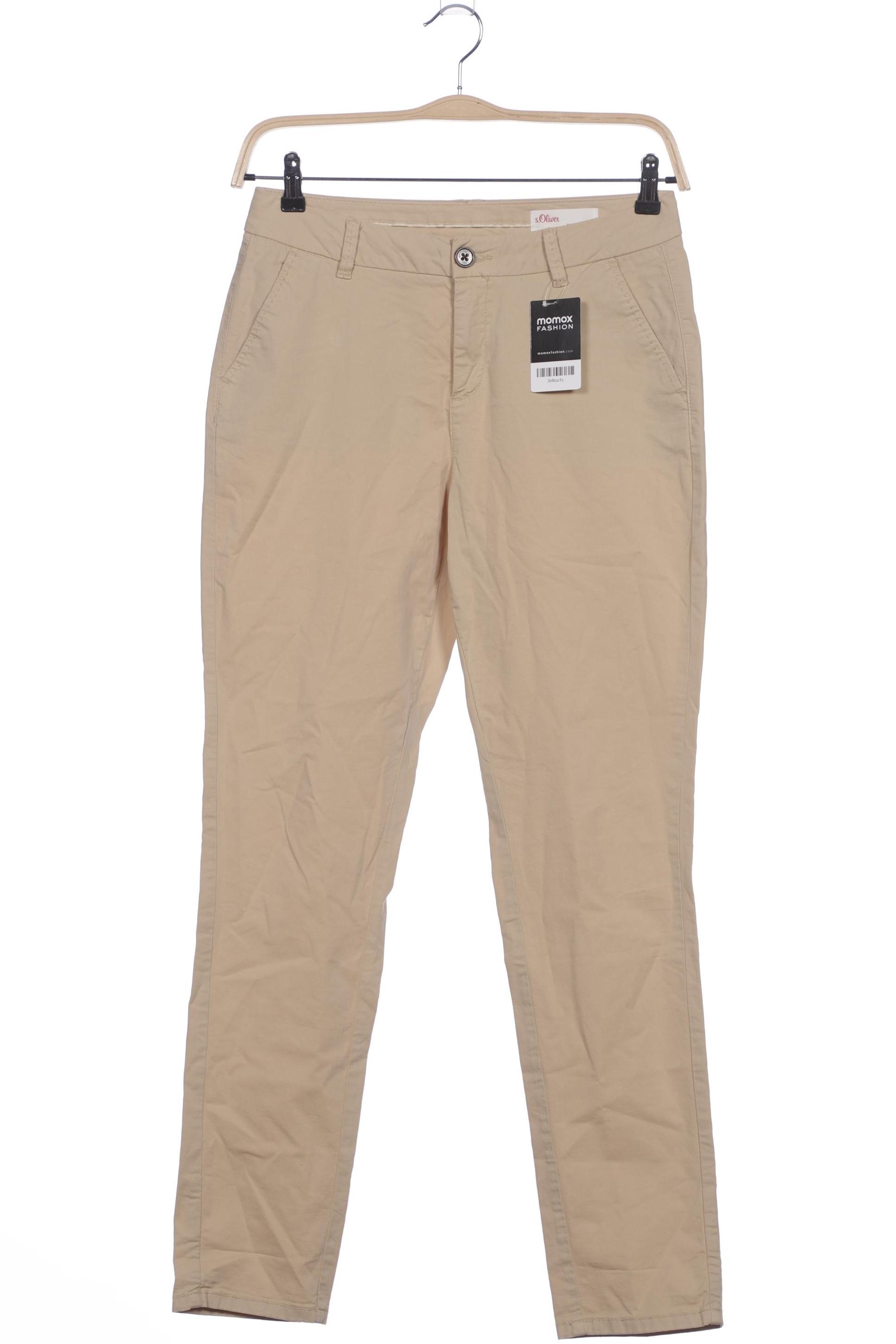 

s.Oliver Damen Stoffhose, beige, Gr. 38