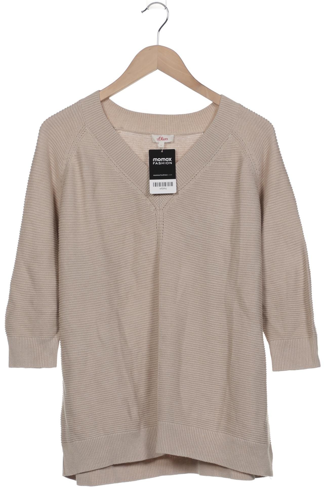 

s.Oliver Damen Pullover, beige, Gr. 42