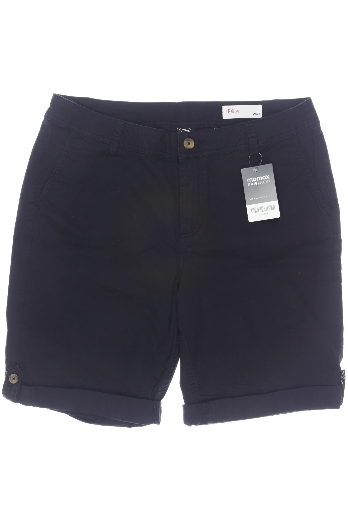 

s.Oliver Damen Shorts, schwarz, Gr. 40