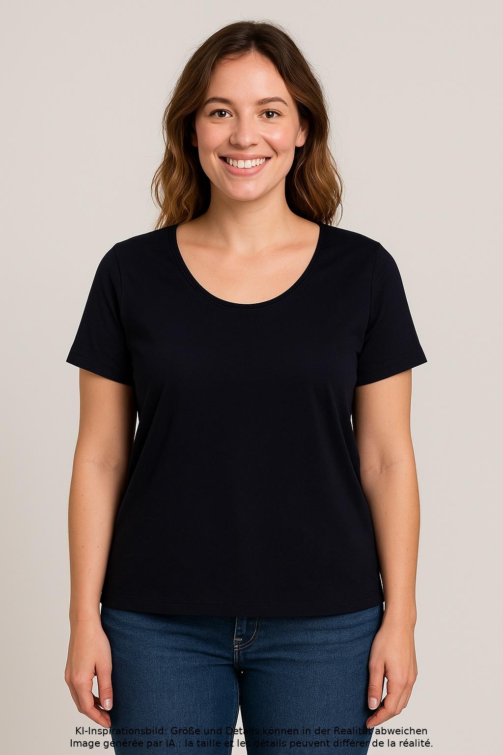 

s.Oliver Damen T-Shirt, marineblau, Gr. 46