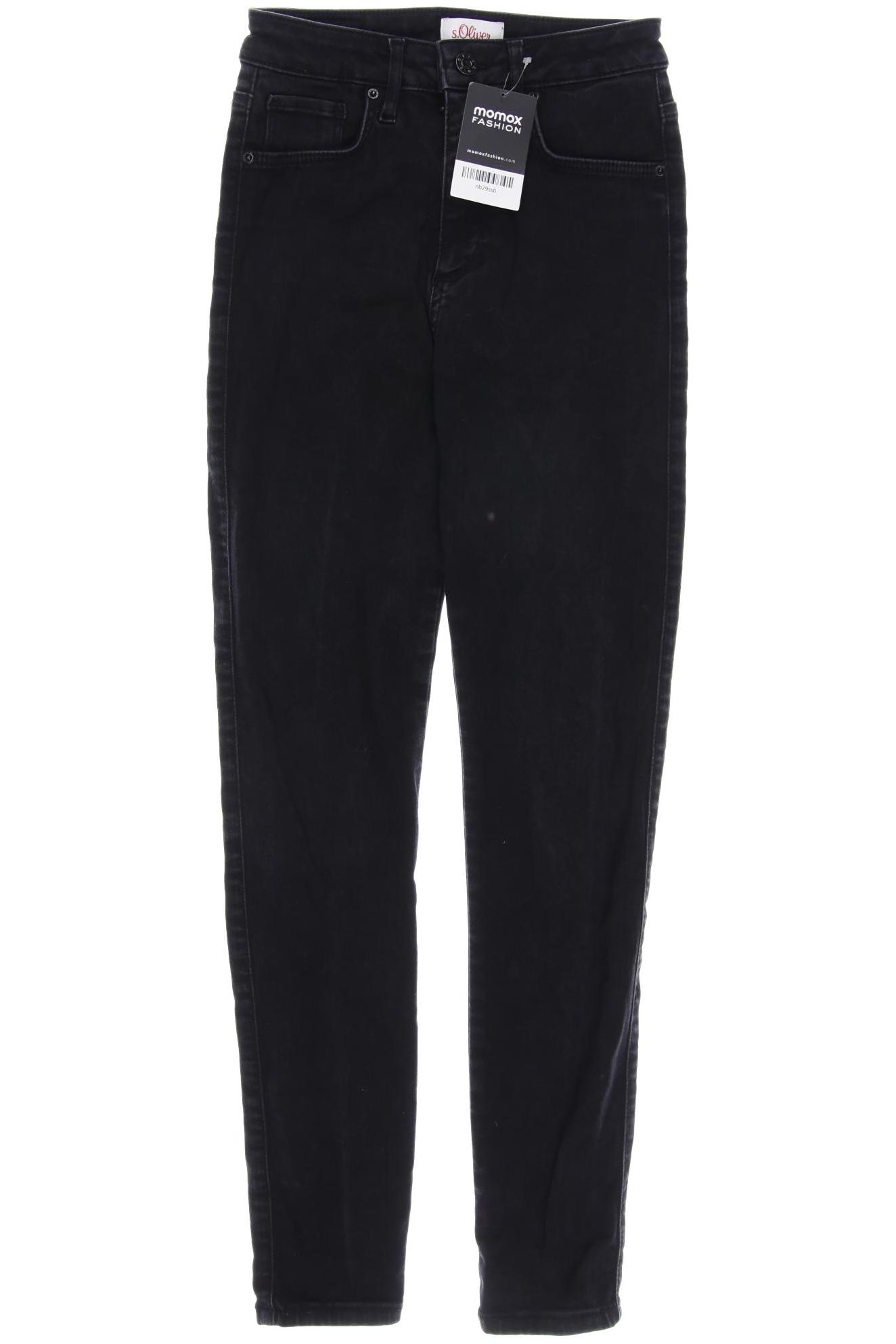 

s.Oliver Damen Jeans, schwarz, Gr. 0