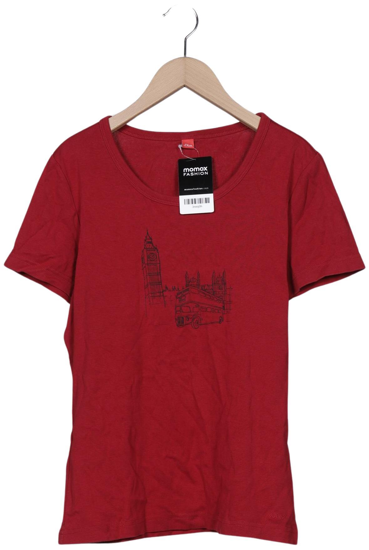 

s.Oliver Damen T-Shirt, rot, Gr. 42