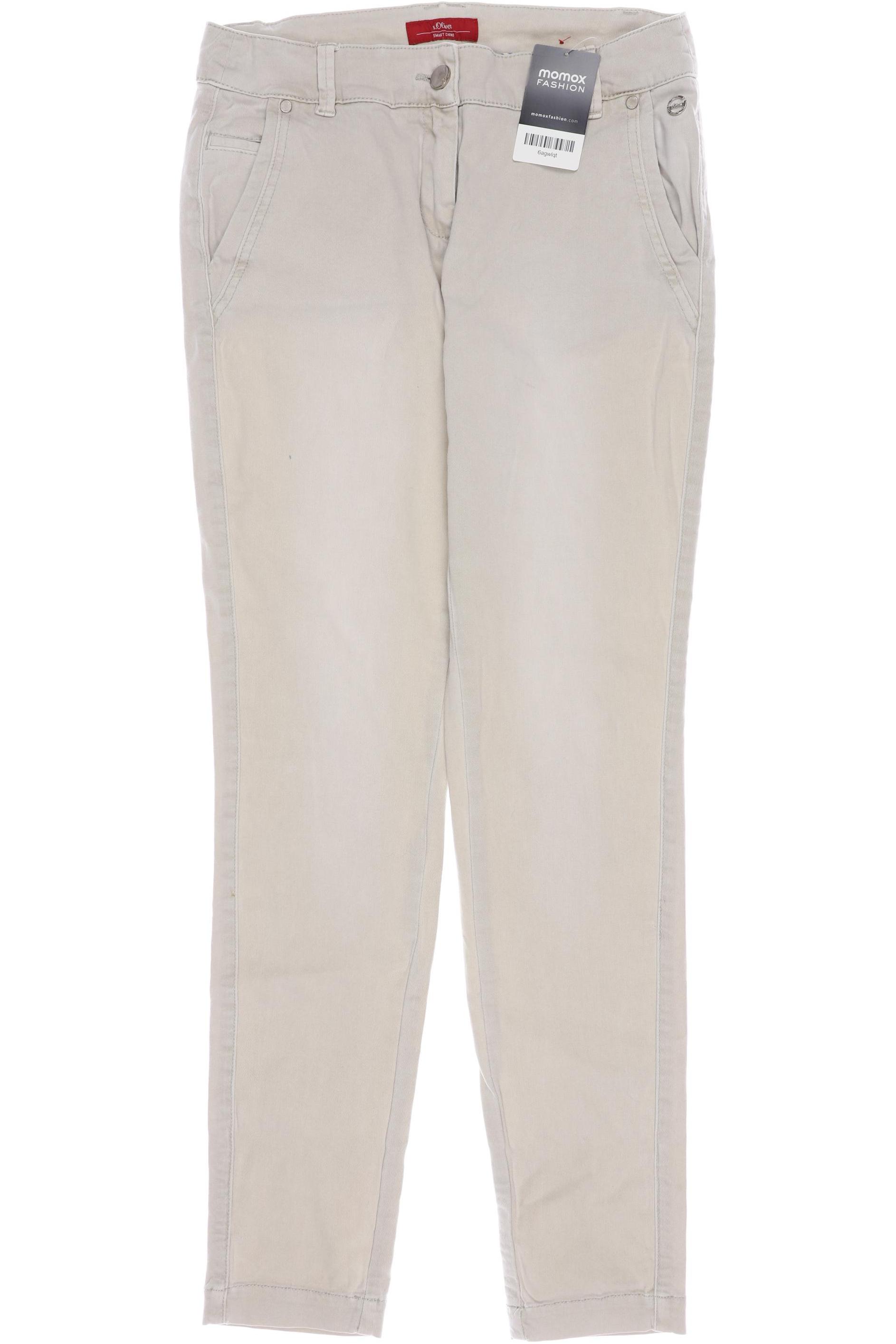 

s.Oliver Damen Stoffhose, cremeweiß, Gr. 34