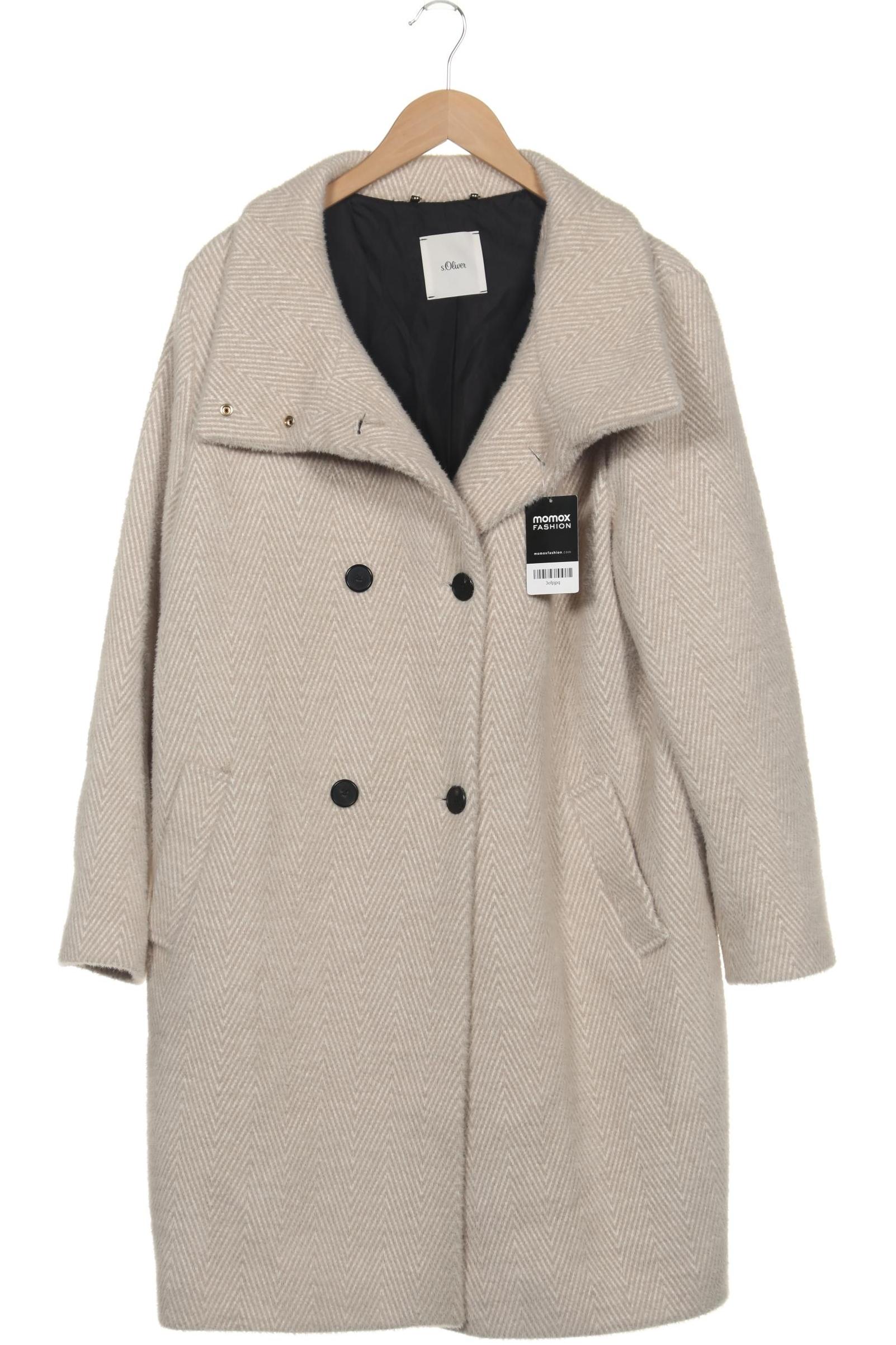 

s.Oliver Damen Mantel, beige, Gr. 44