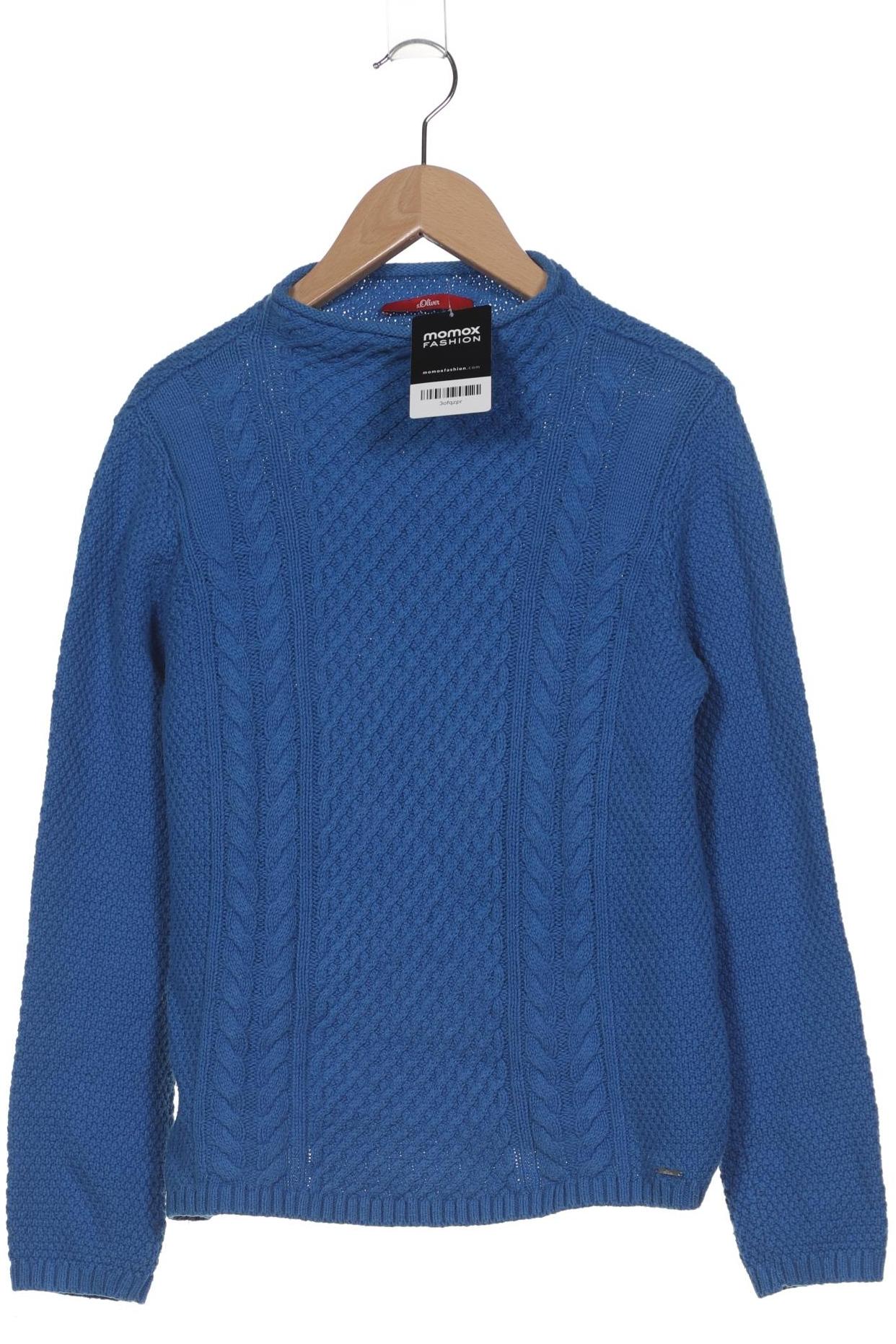 

s.Oliver Damen Pullover, blau, Gr. 34