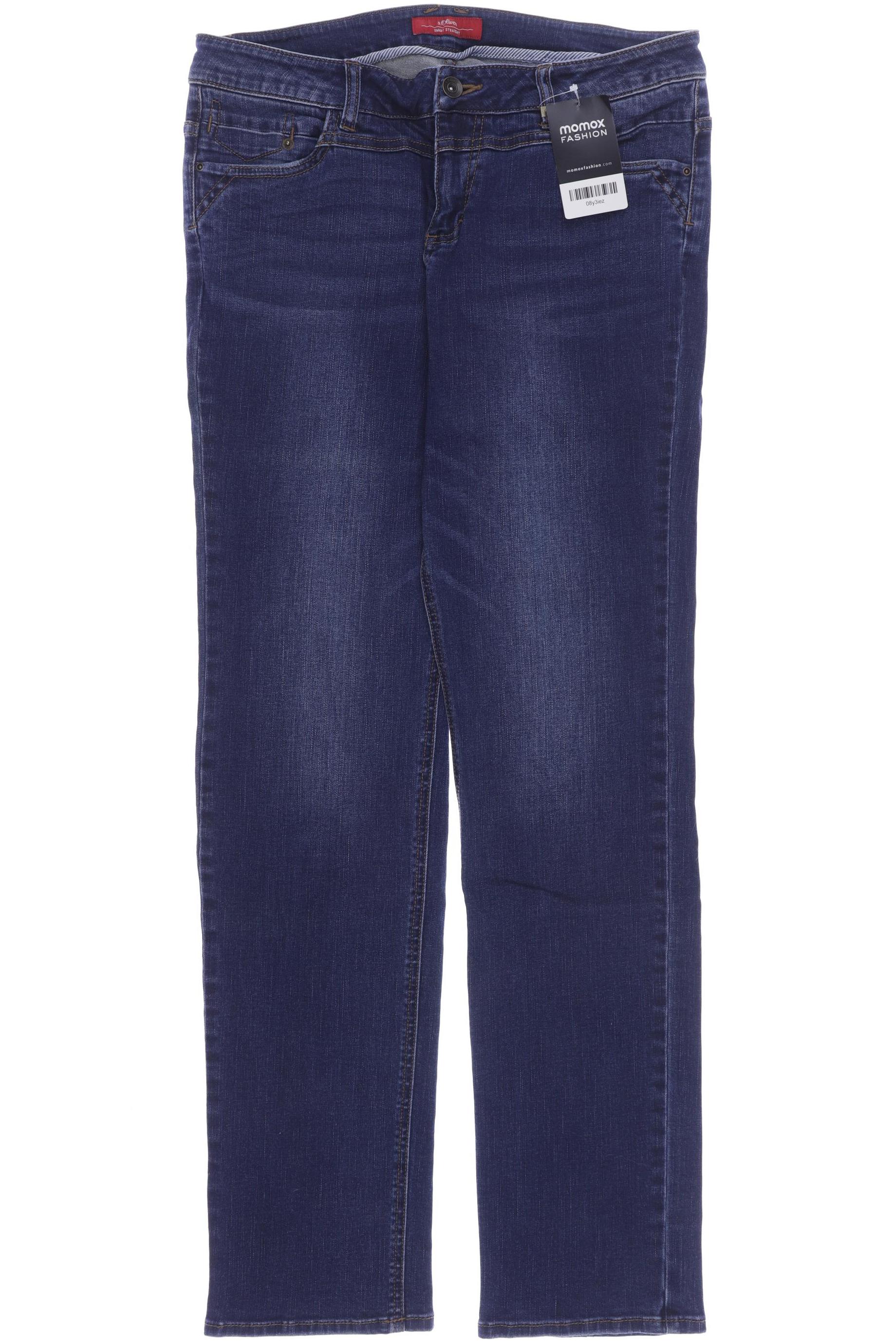 

s.Oliver Damen Jeans, marineblau