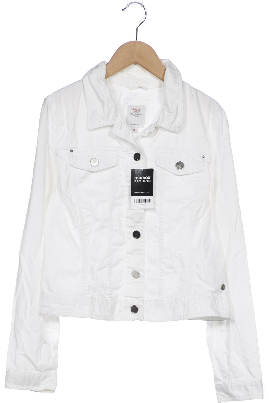 

s.Oliver Damen Jacke, weiß, Gr. 38