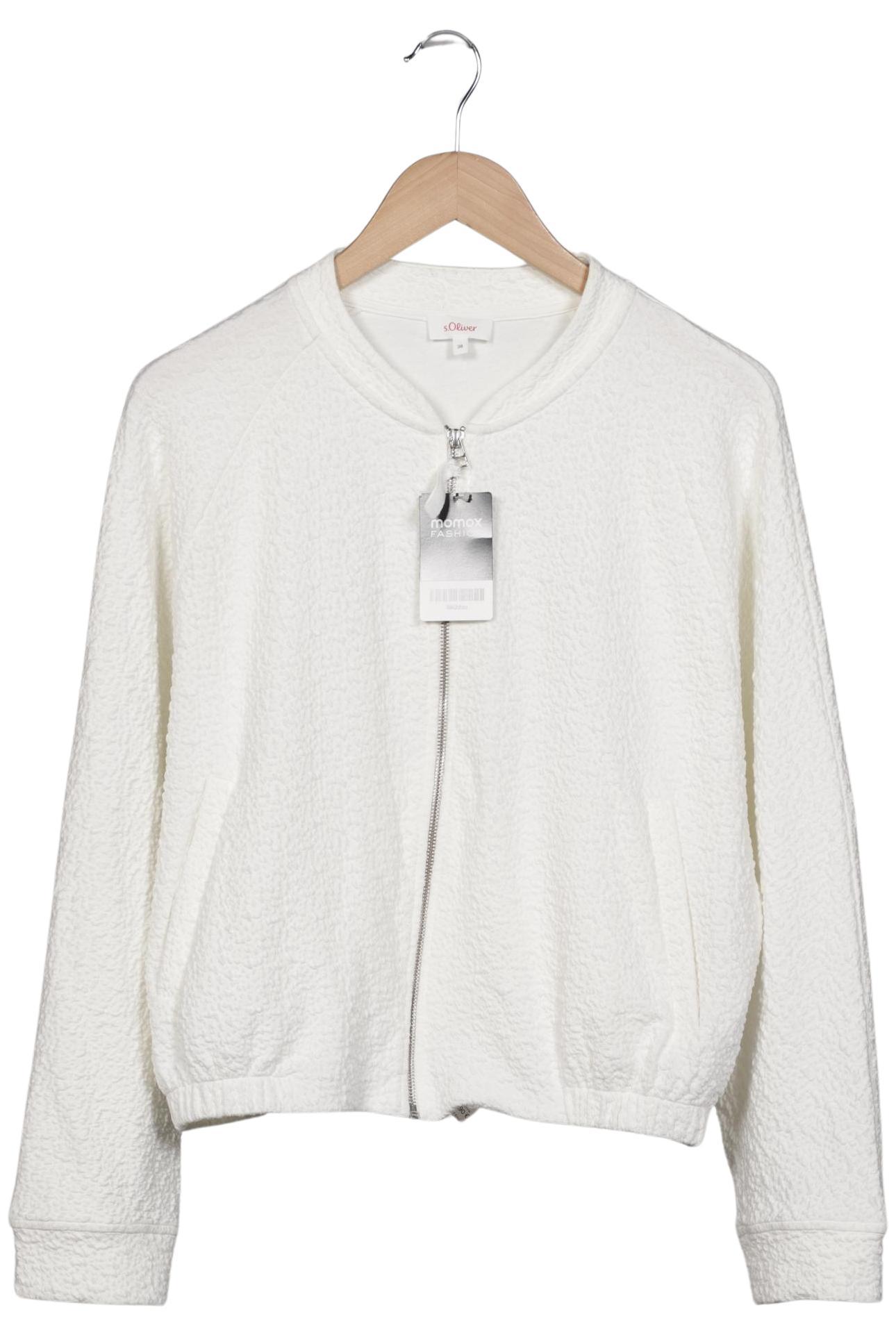 

s.Oliver Damen Sweatshirt, weiß, Gr. 38