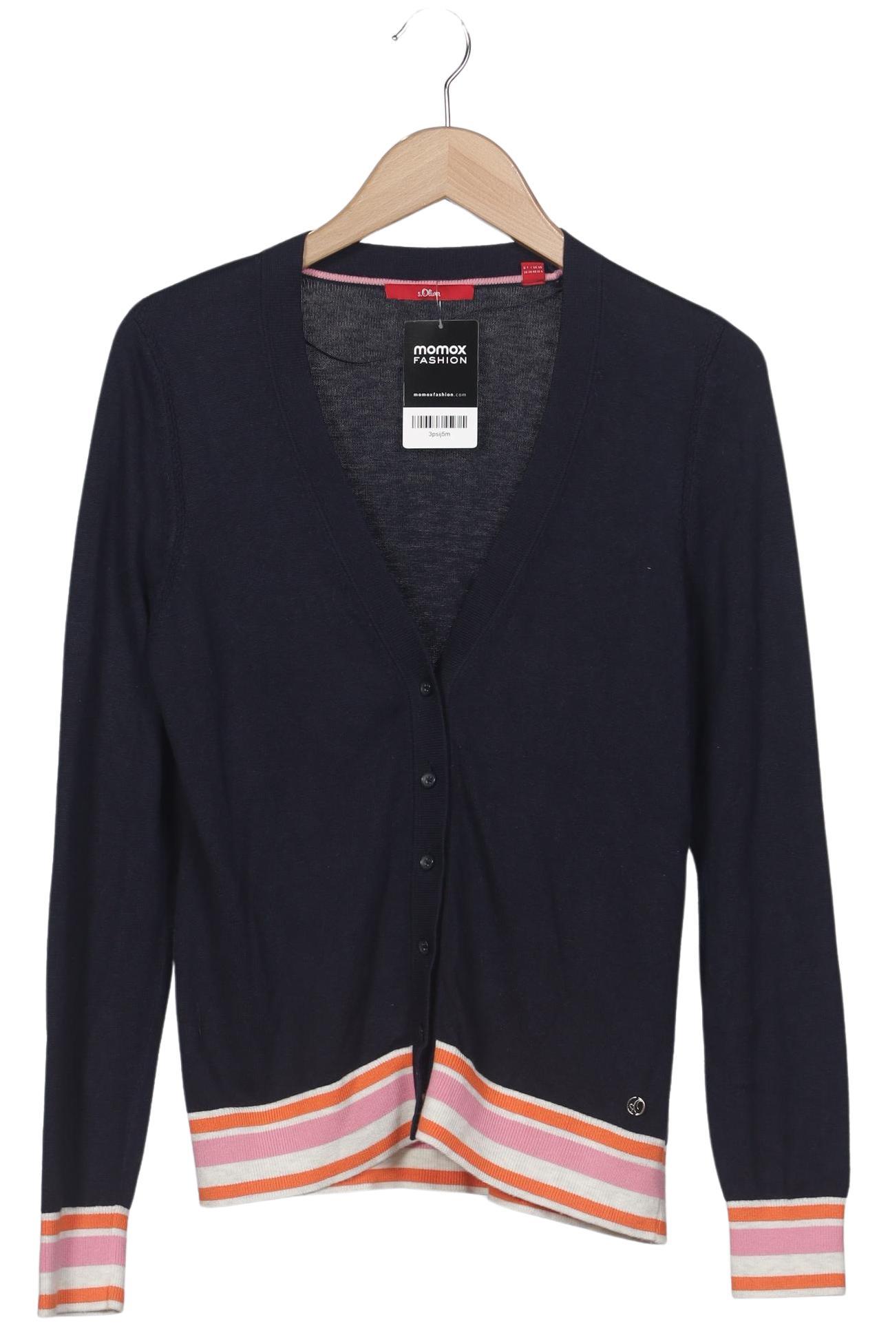

s.Oliver Damen Strickjacke, marineblau, Gr. 36