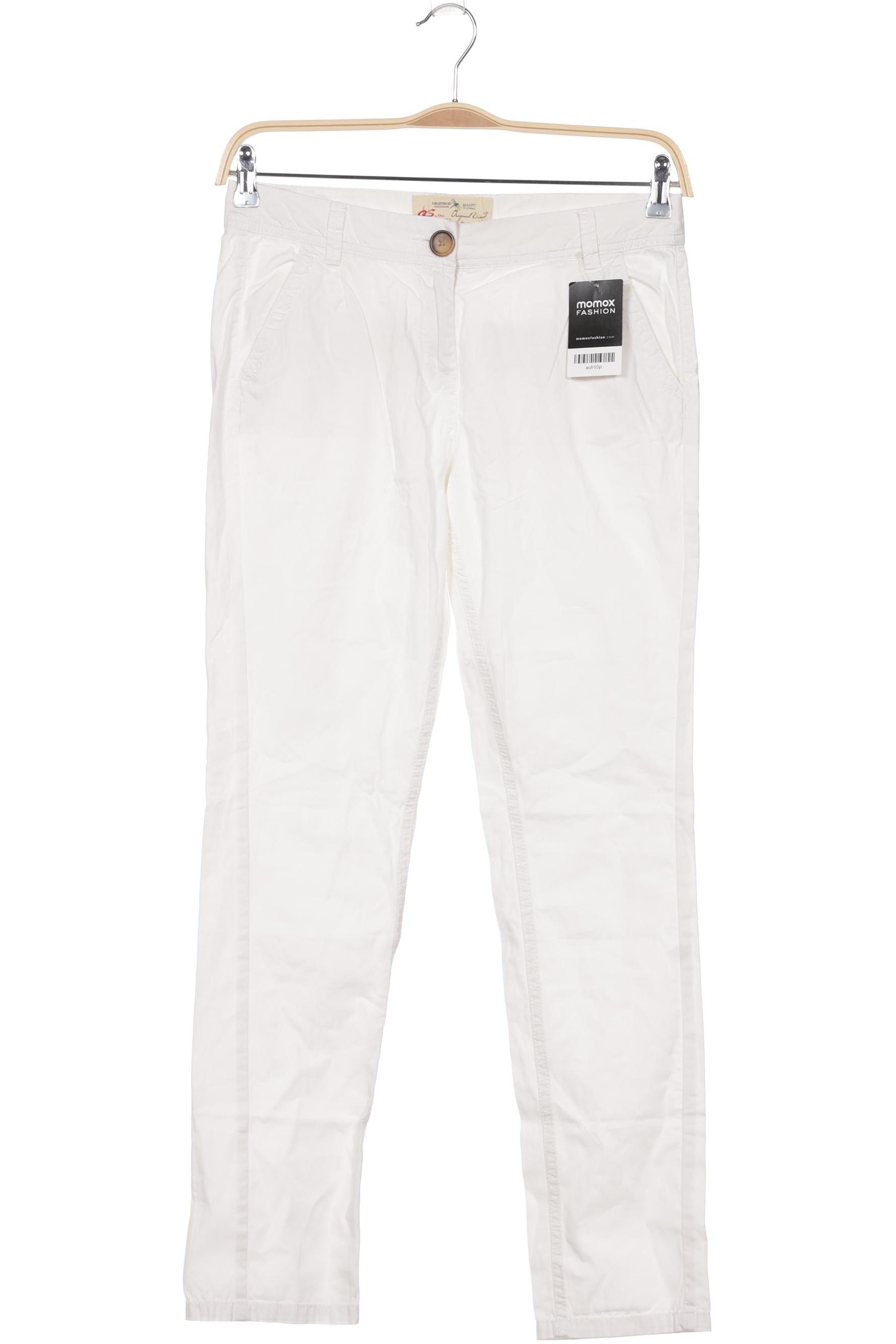 

s.Oliver Damen Stoffhose, weiß, Gr. 30