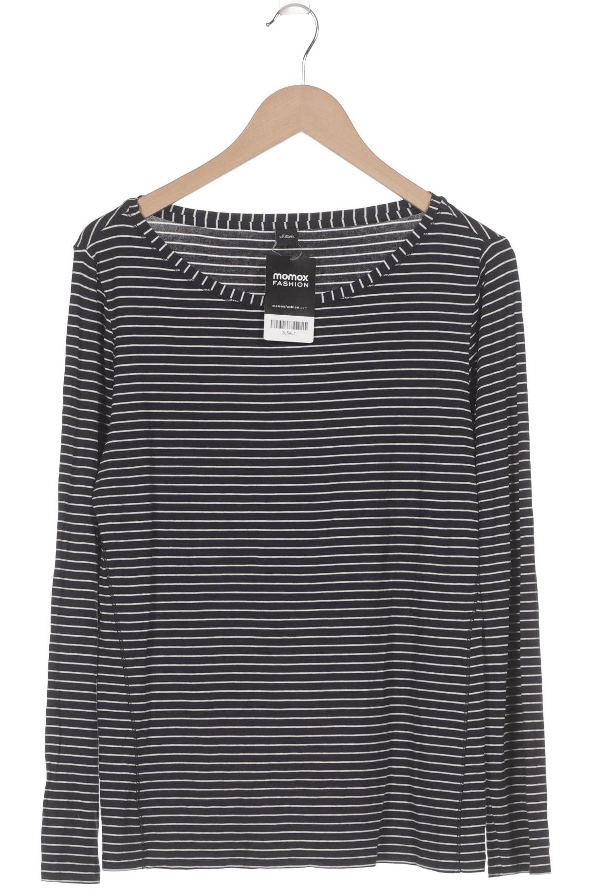 

s.Oliver Damen Langarmshirt, marineblau, Gr. 44