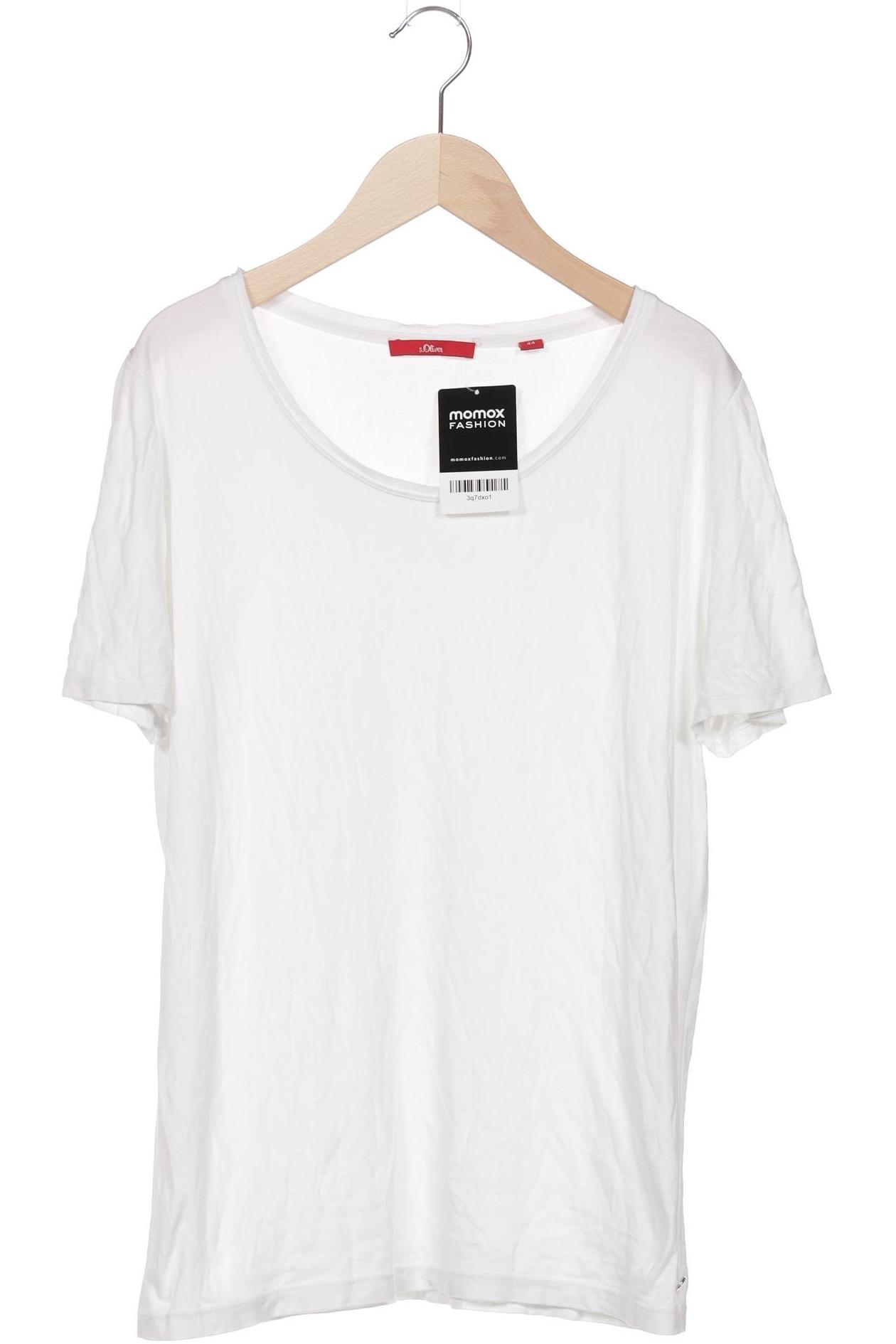 Thumbnail - s.Oliver Damen T-Shirt, weiß, Gr. 44