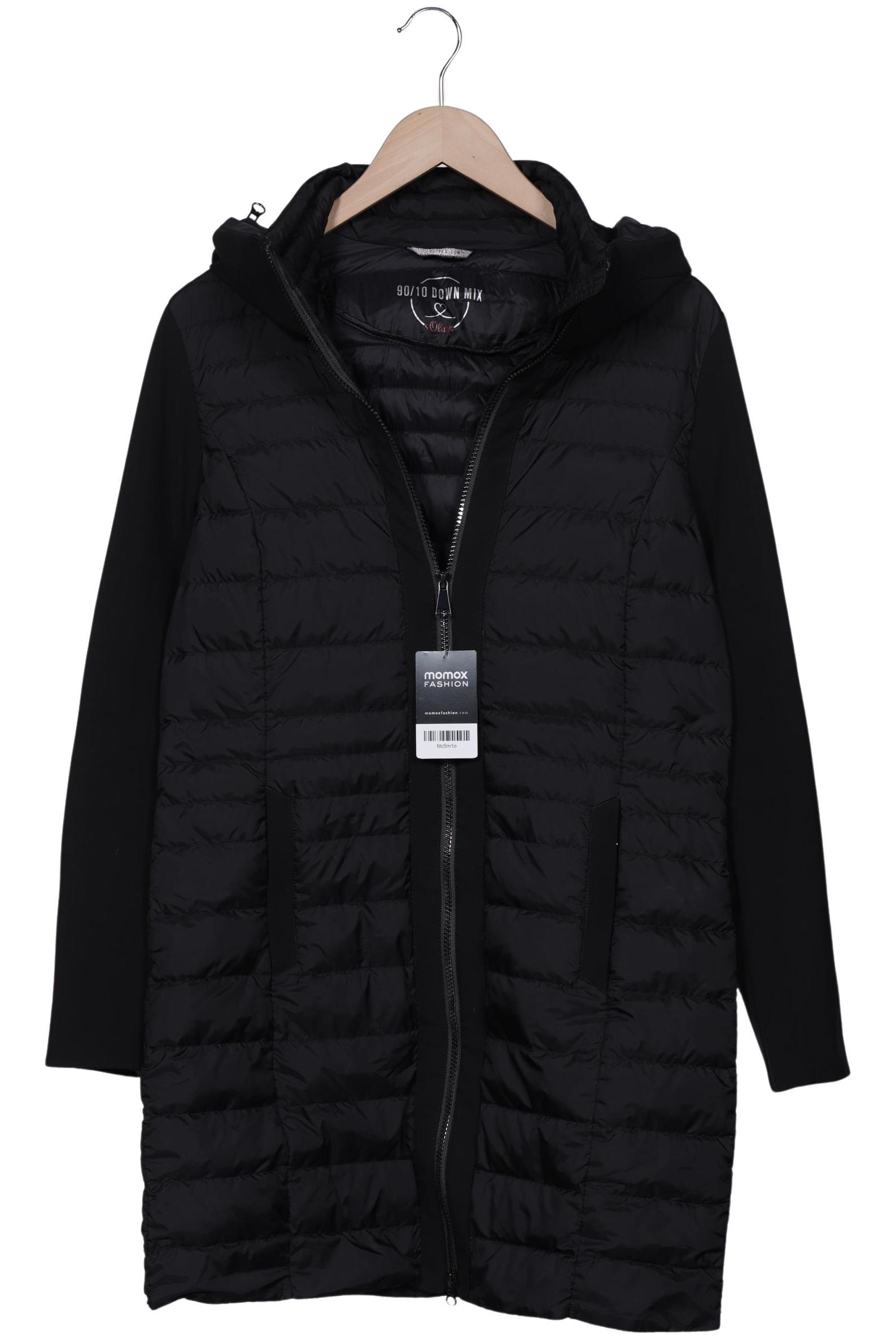 

s.Oliver Damen Mantel, schwarz, Gr. 38