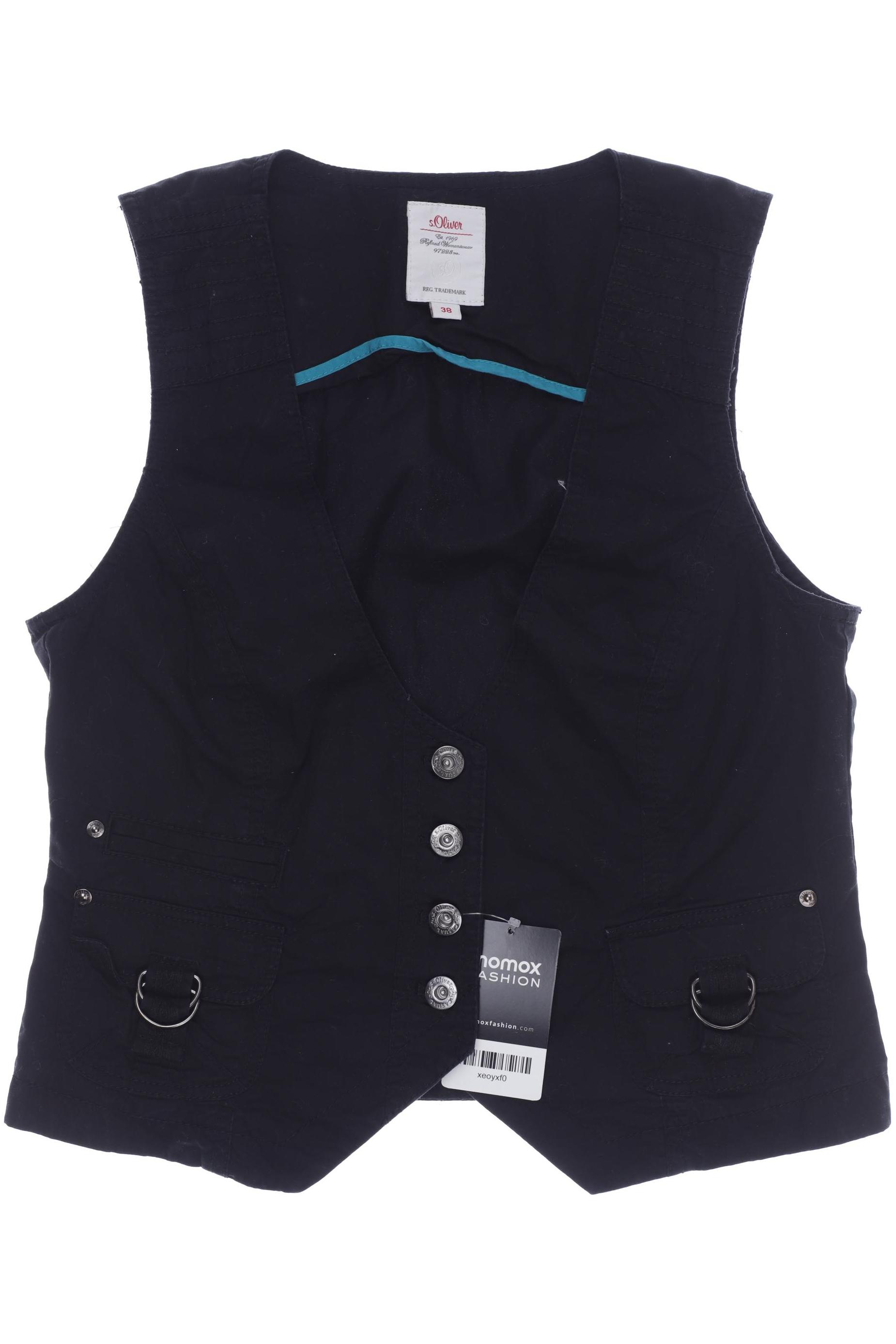 

s.Oliver Damen Weste, schwarz