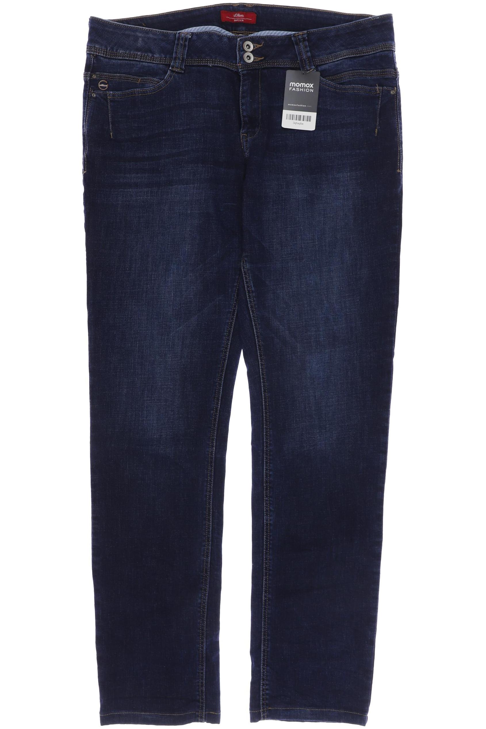 

s.Oliver Damen Jeans, marineblau