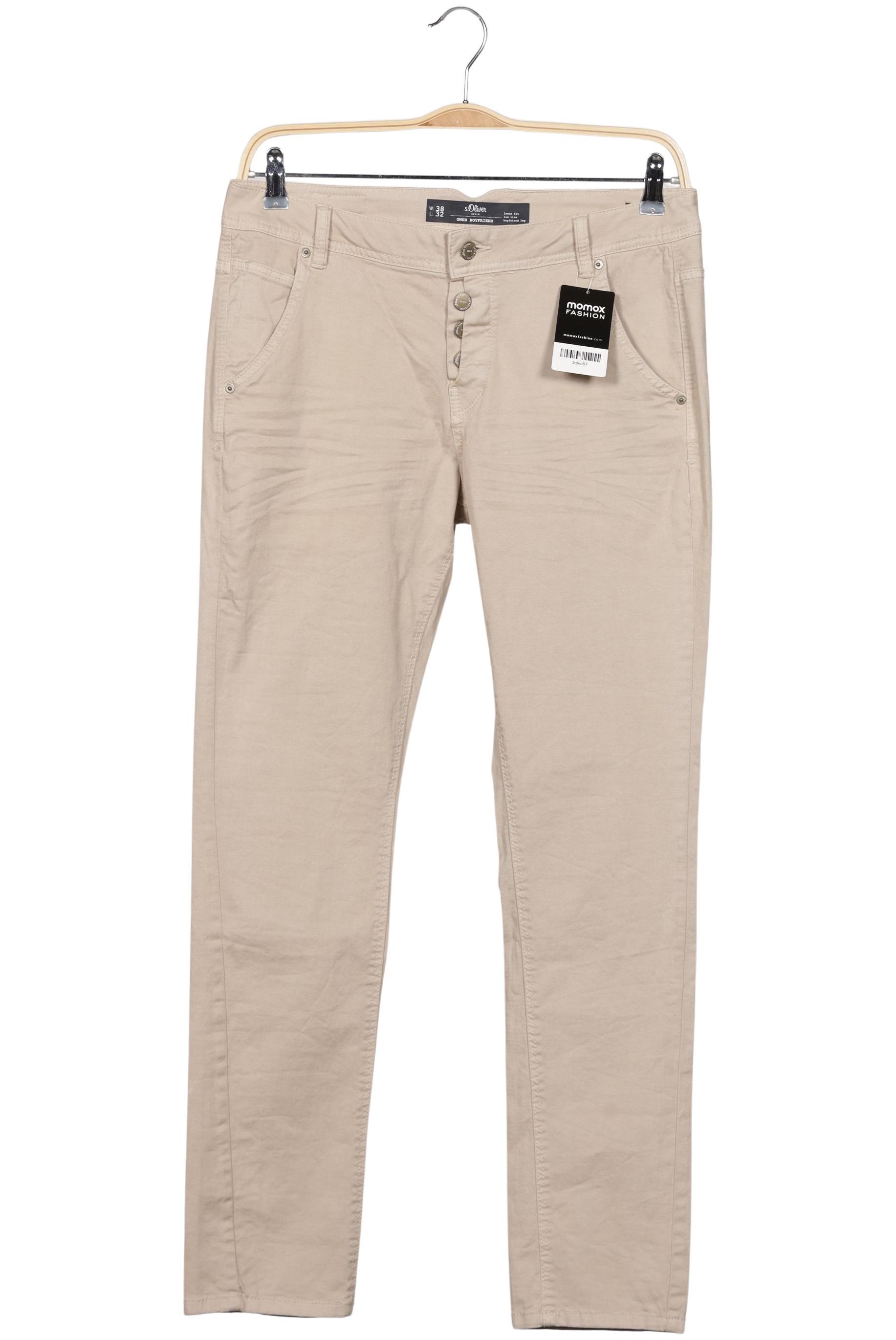 

s.Oliver Damen Jeans, beige, Gr. 38