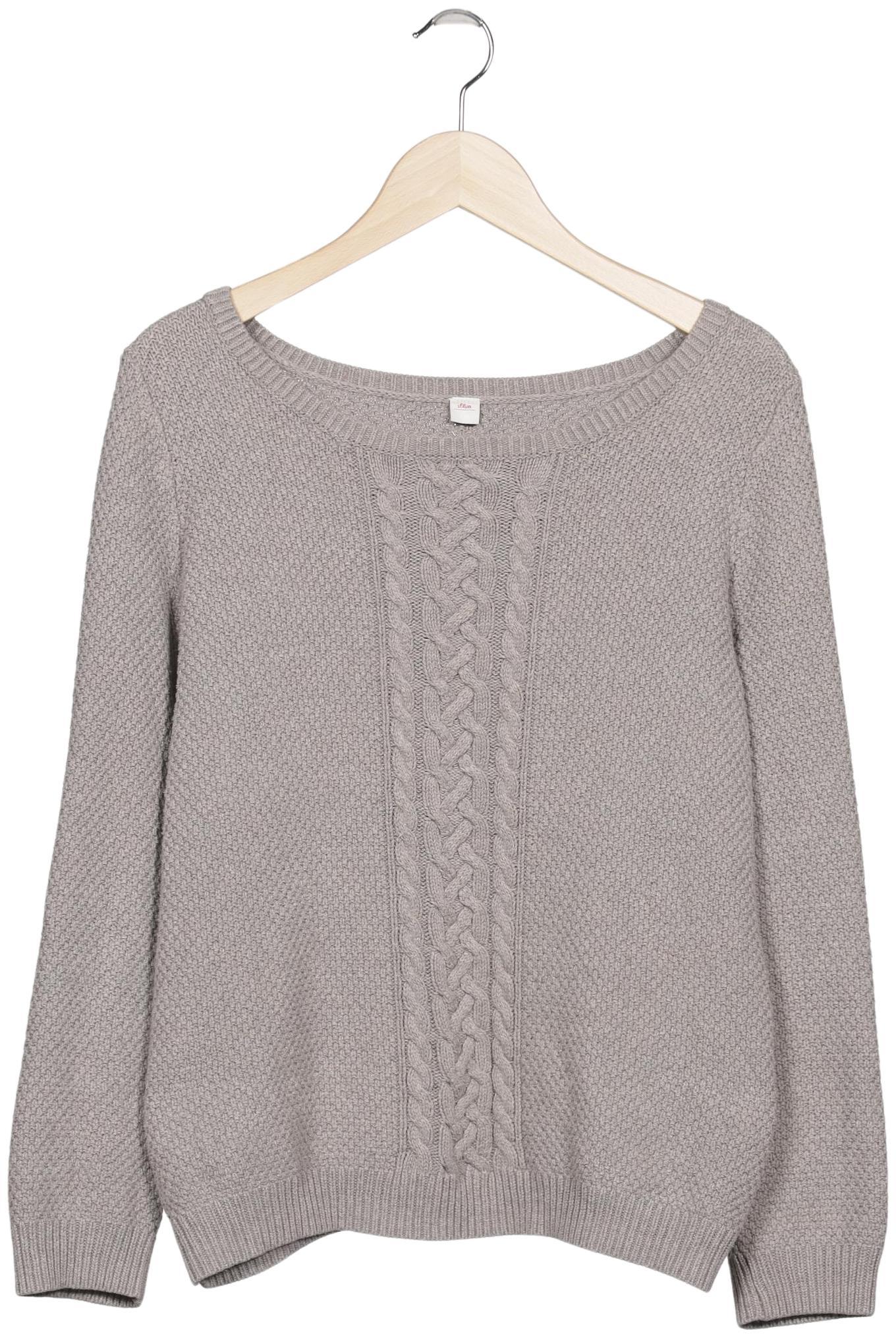 

s.Oliver Damen Pullover, grau, Gr. 44