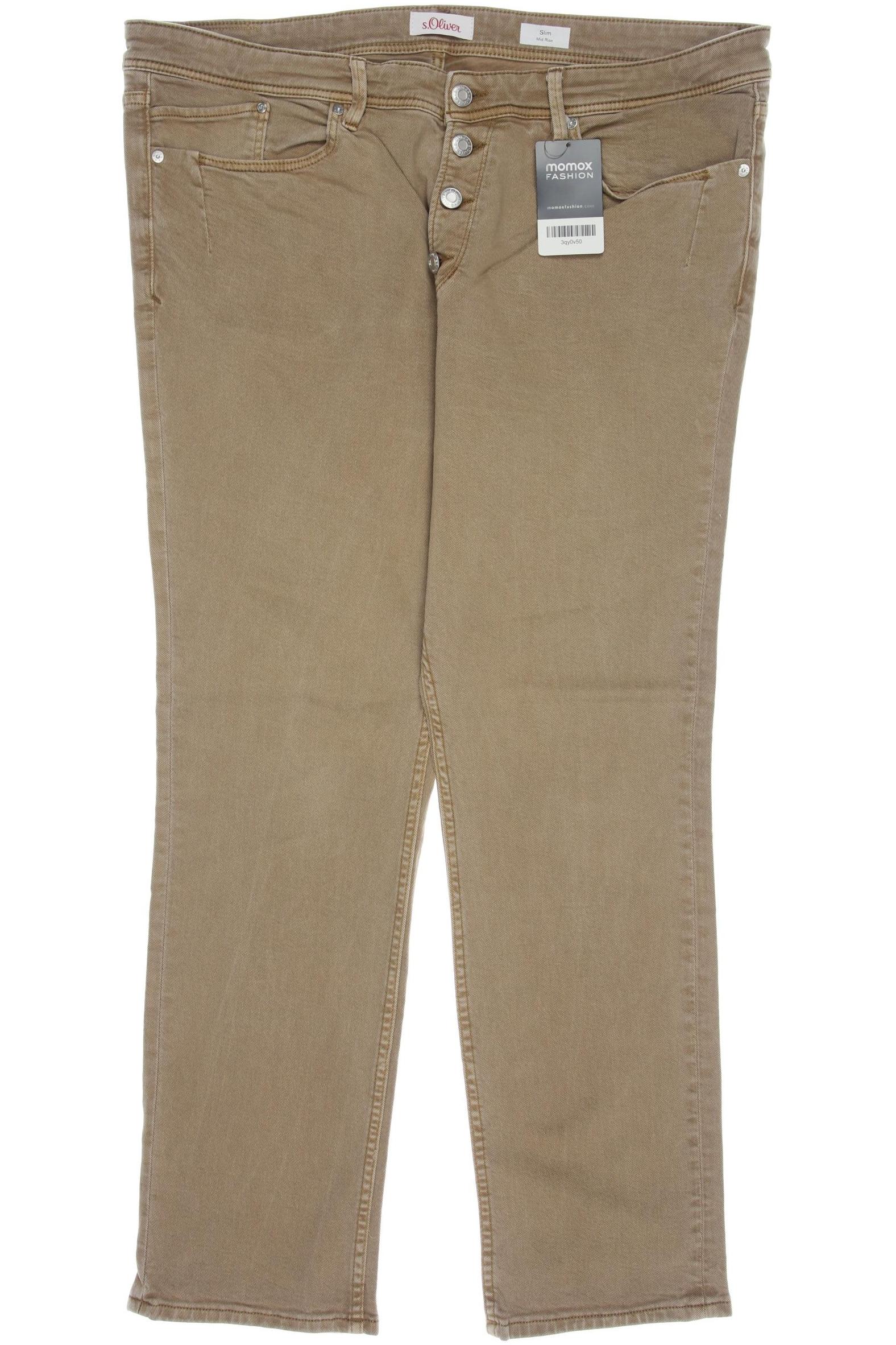 

s.Oliver Damen Jeans, beige, Gr. 44