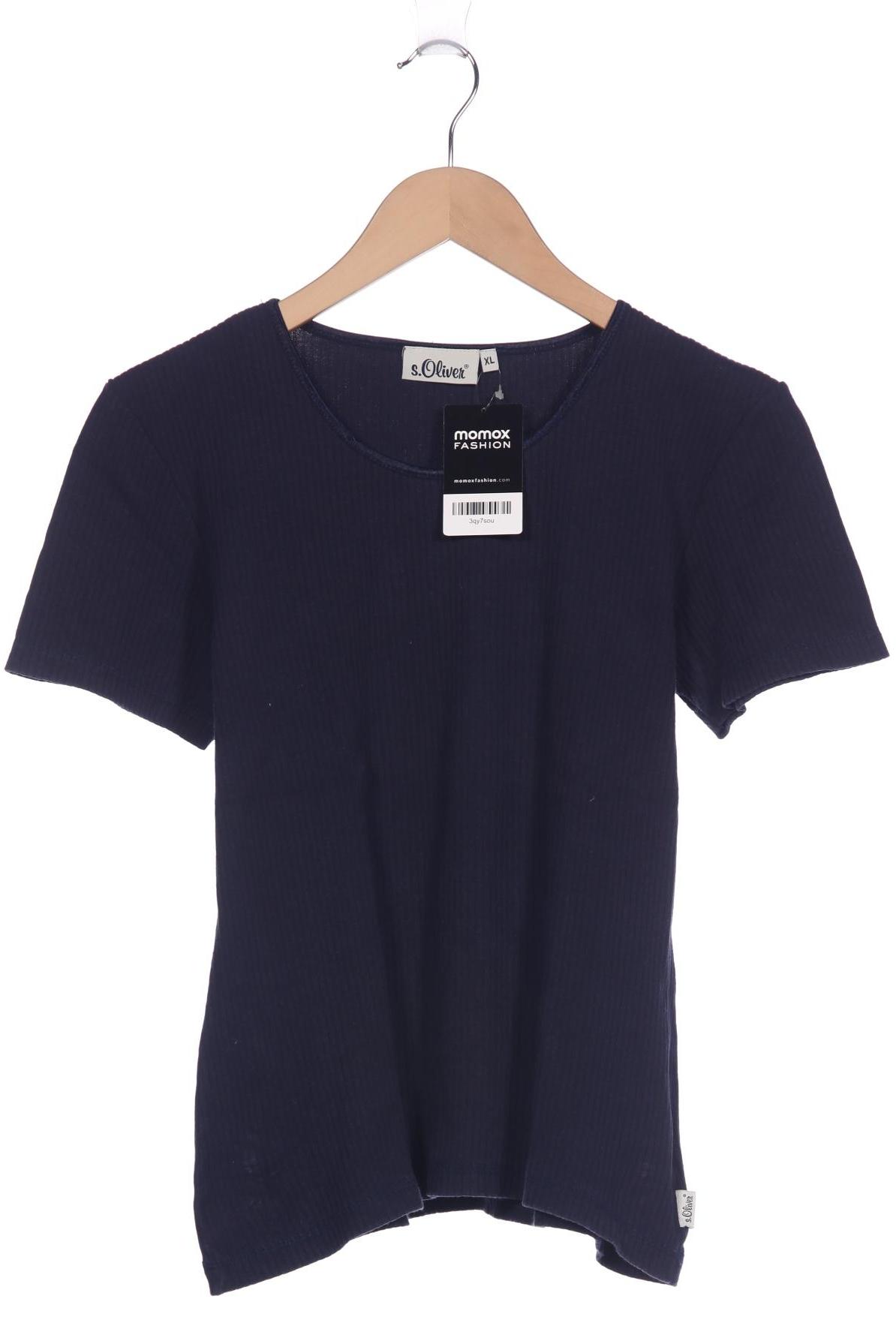 Thumbnail - s.Oliver Damen T-Shirt, marineblau, Gr. 44