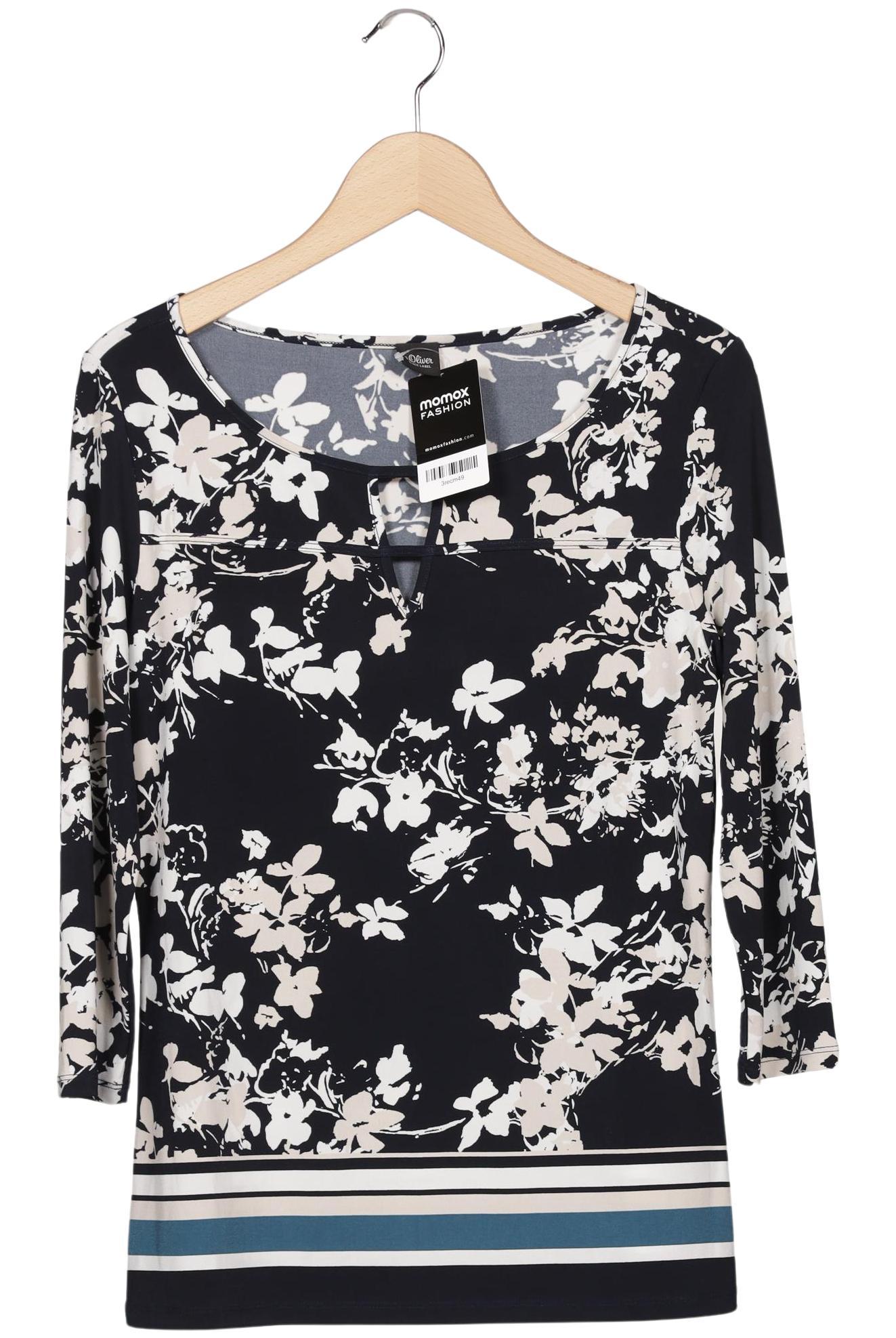 

s.Oliver Damen Langarmshirt, mehrfarbig, Gr. 38