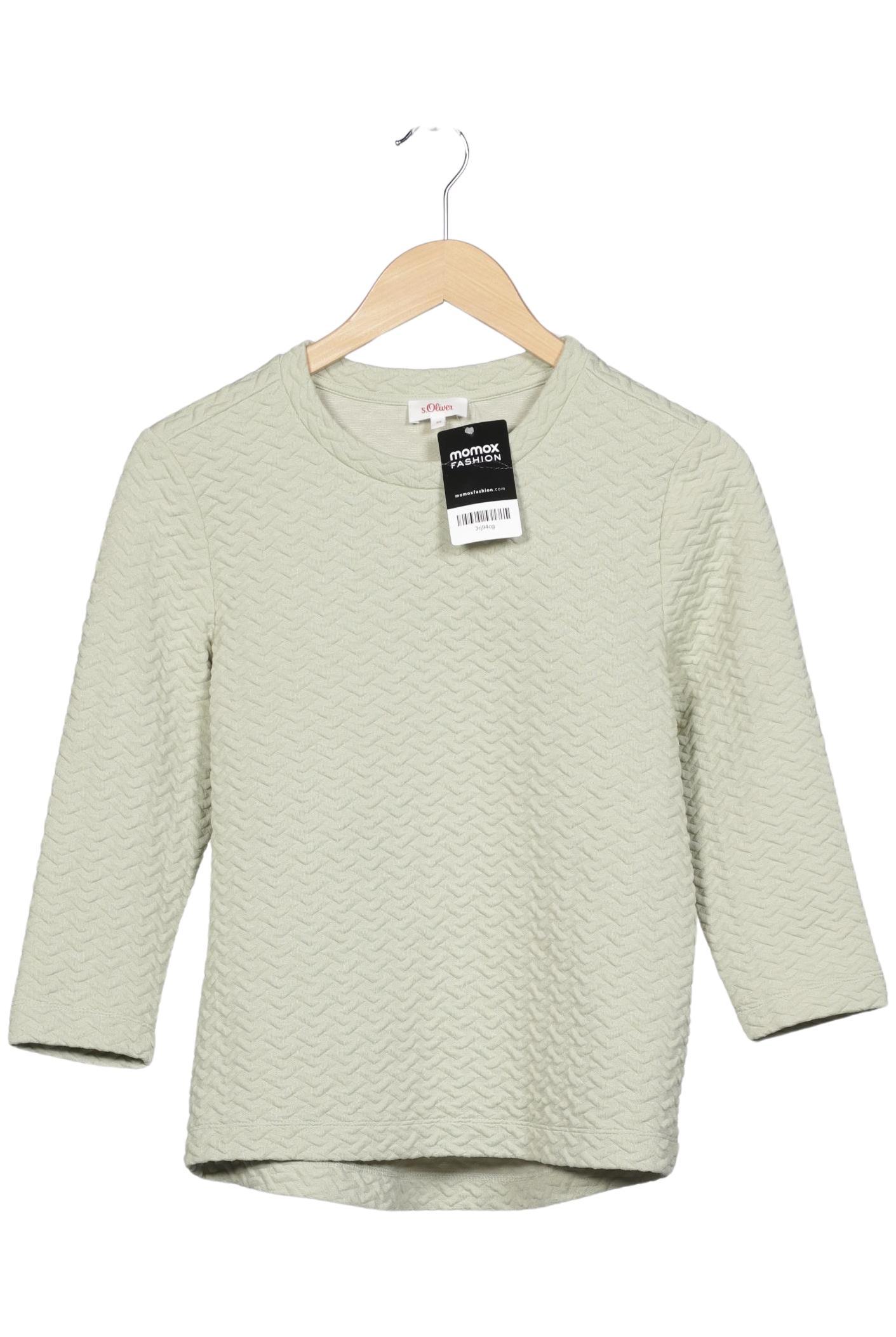 

s.Oliver Damen Sweatshirt, hellgrün, Gr. 34