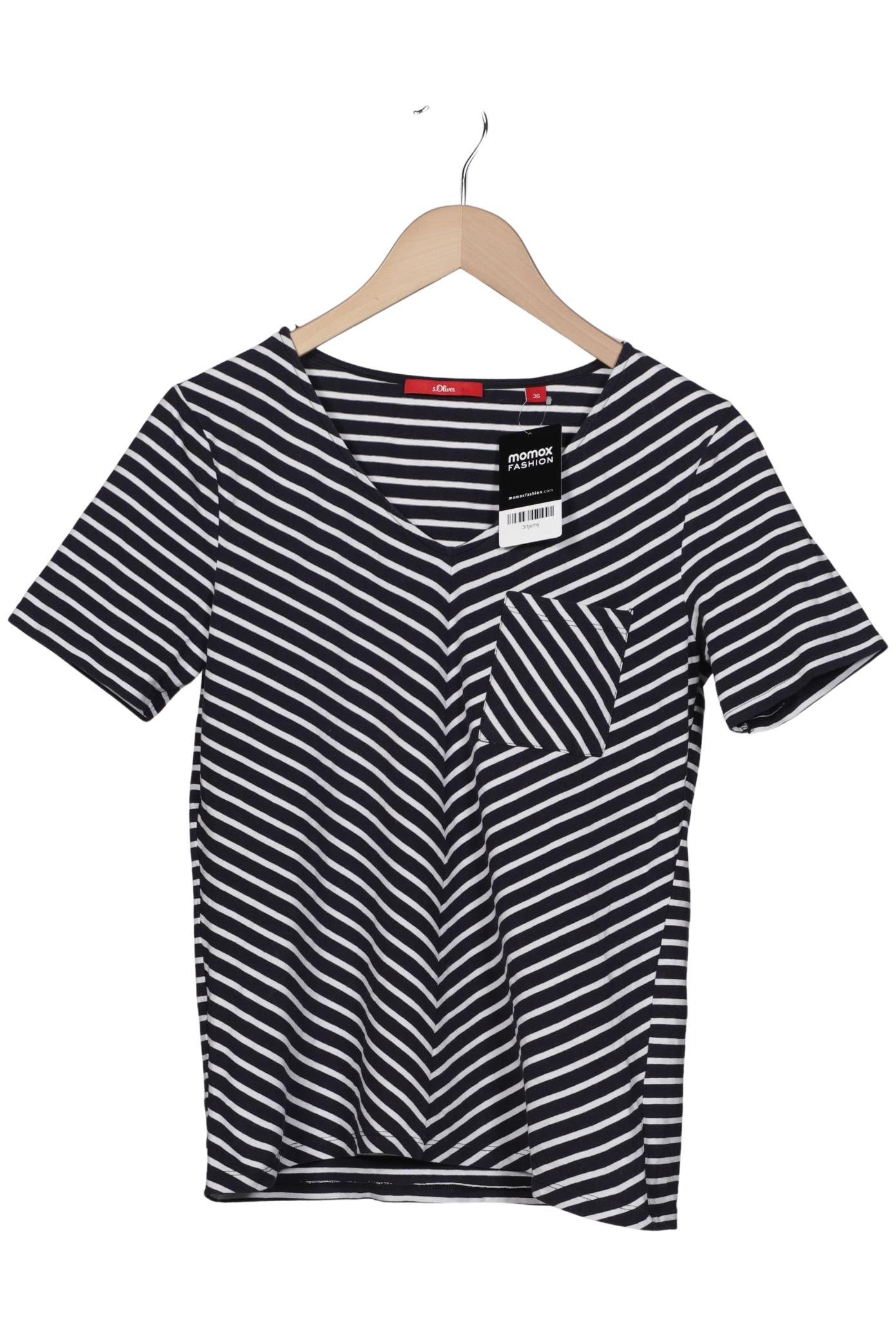 

s.Oliver Damen T-Shirt, marineblau, Gr. 36