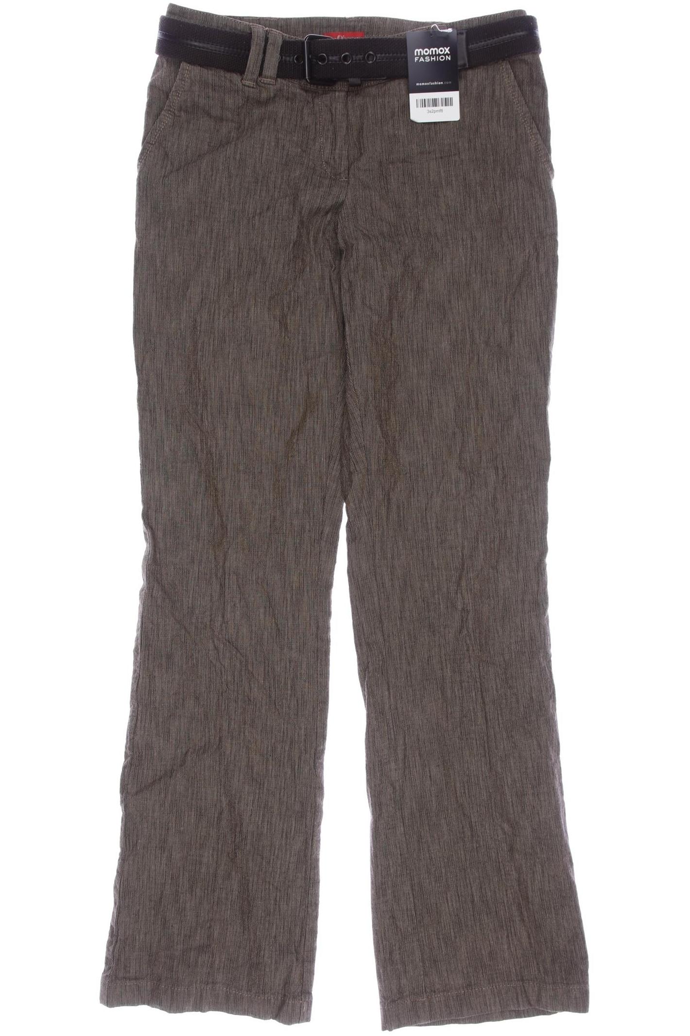 

s.Oliver Damen Stoffhose, beige, Gr. 34