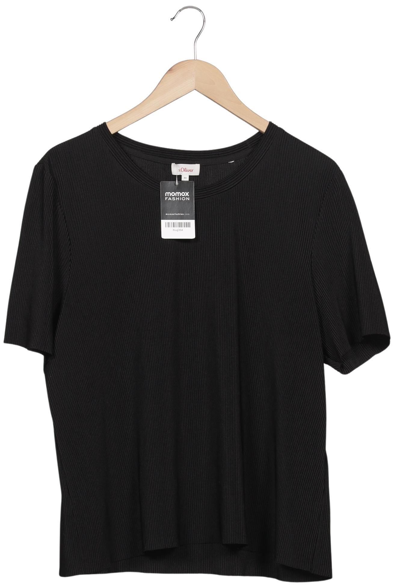

s.Oliver Damen T-Shirt, schwarz, Gr. 44