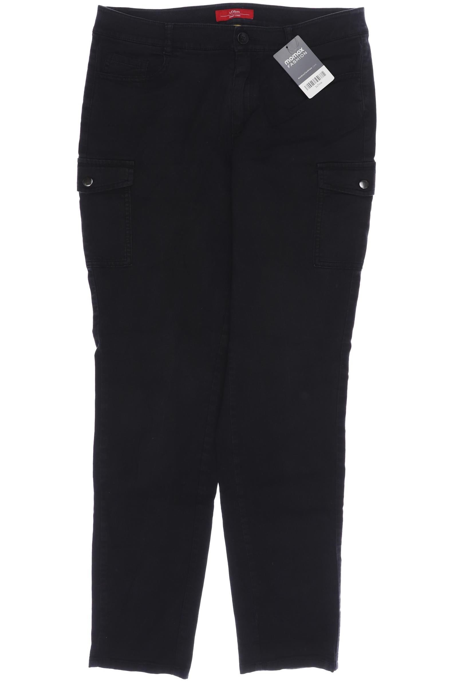 

s.Oliver Damen Jeans, schwarz