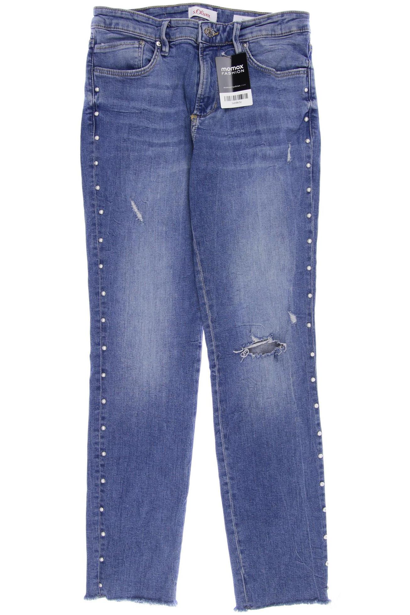 

s.Oliver Damen Jeans, blau