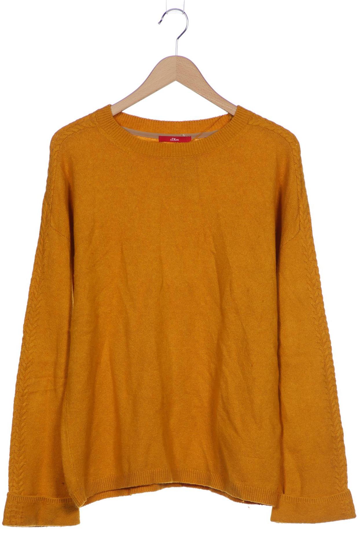 

s.Oliver Damen Pullover, gelb, Gr. 38