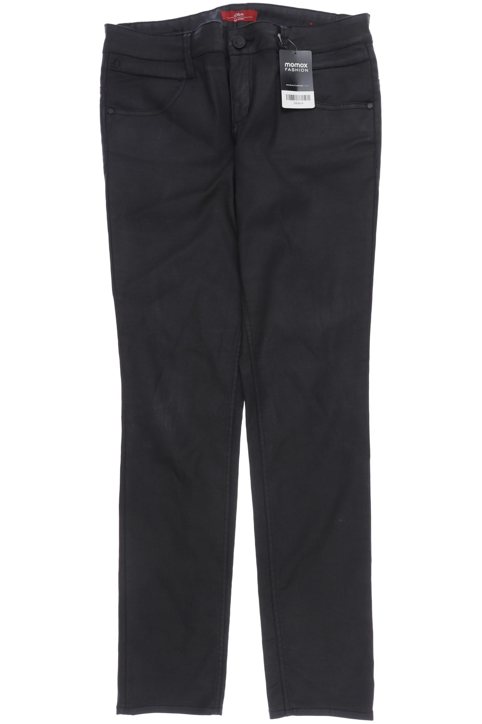 

s.Oliver Damen Stoffhose, schwarz, Gr. 34