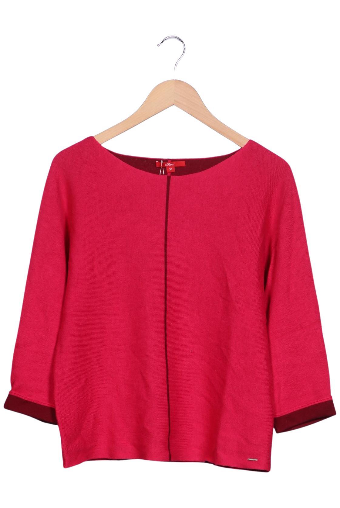 

s.Oliver Damen Pullover, rot, Gr. 36