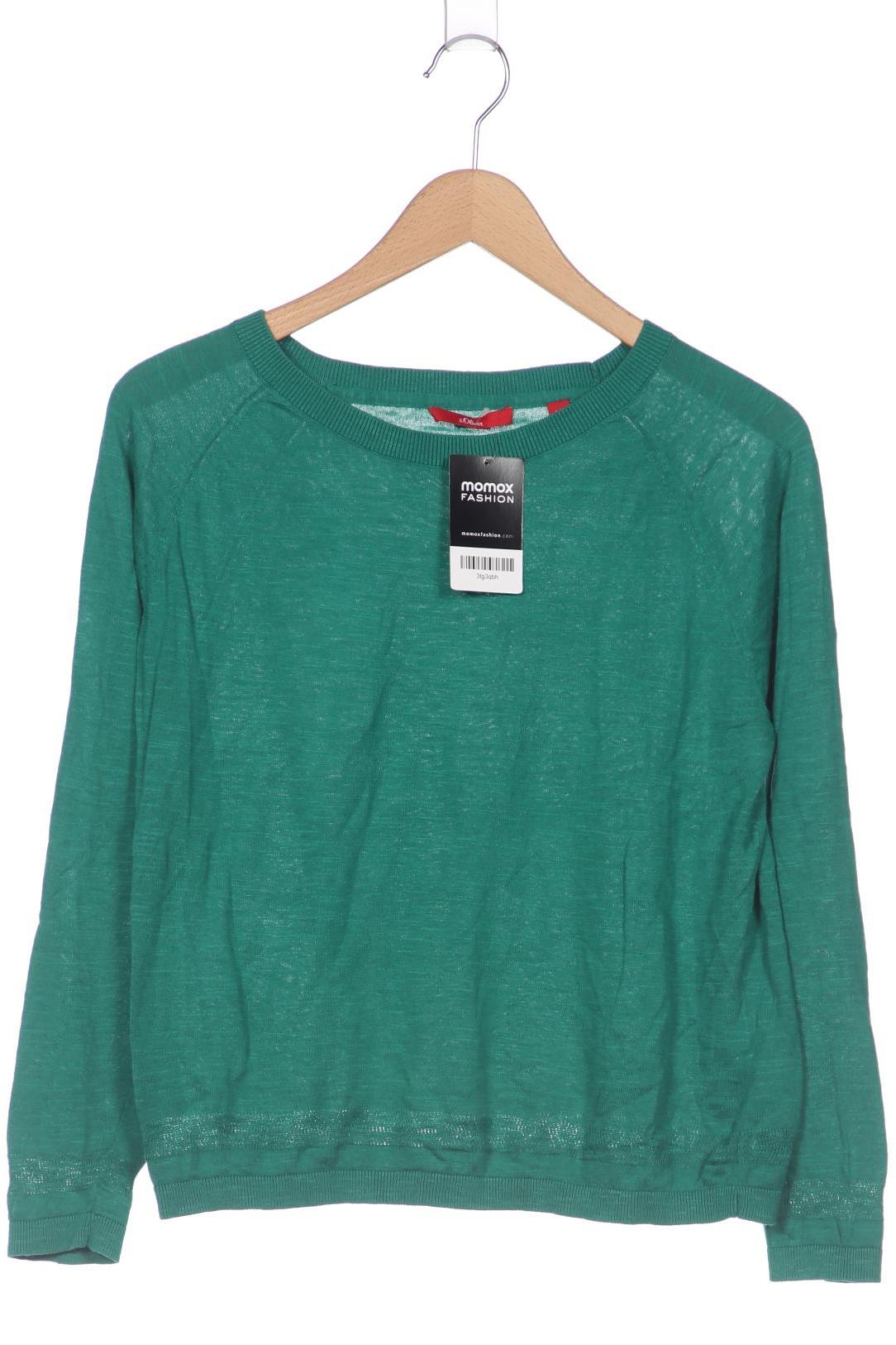 

s.Oliver Damen Pullover, grün, Gr. 34