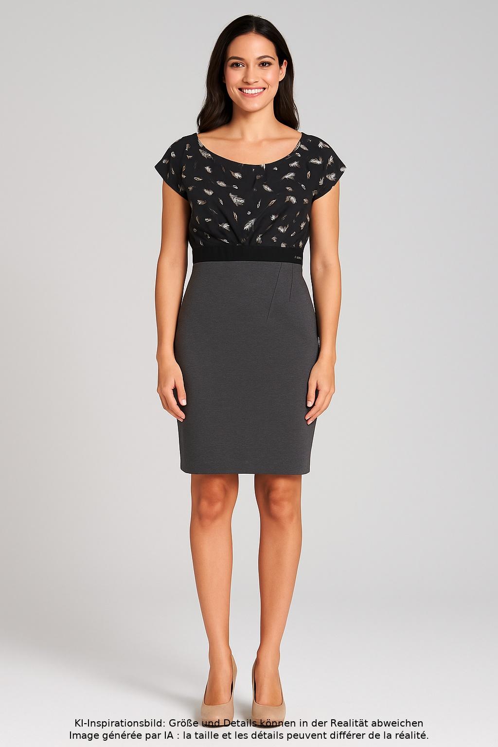 

s.Oliver Damen Kleid, mehrfarbig, Gr. 38