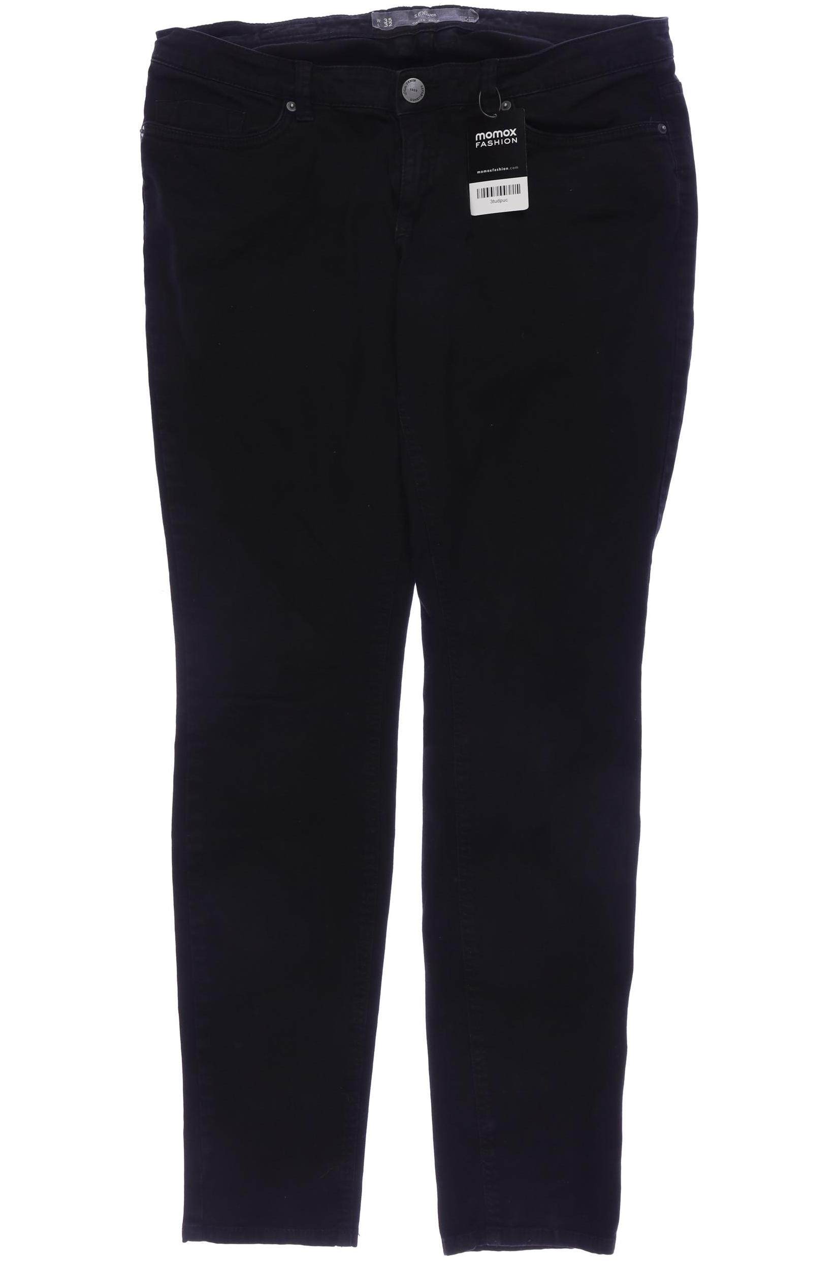 

s.Oliver Damen Jeans, schwarz, Gr. 35