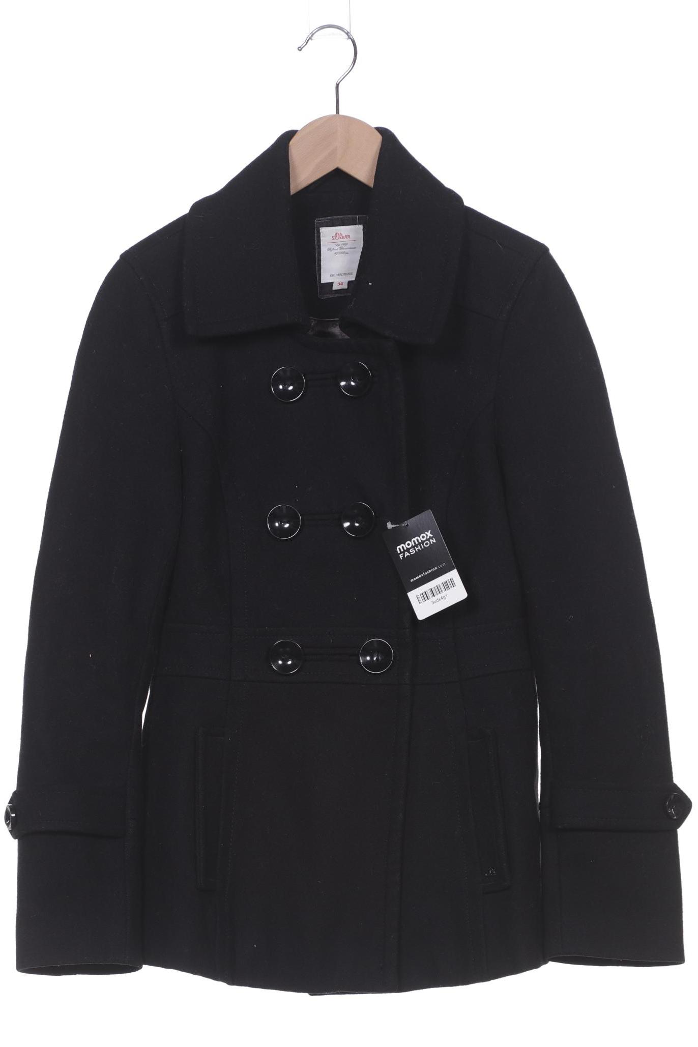 

s.Oliver Damen Jacke, schwarz, Gr. 34