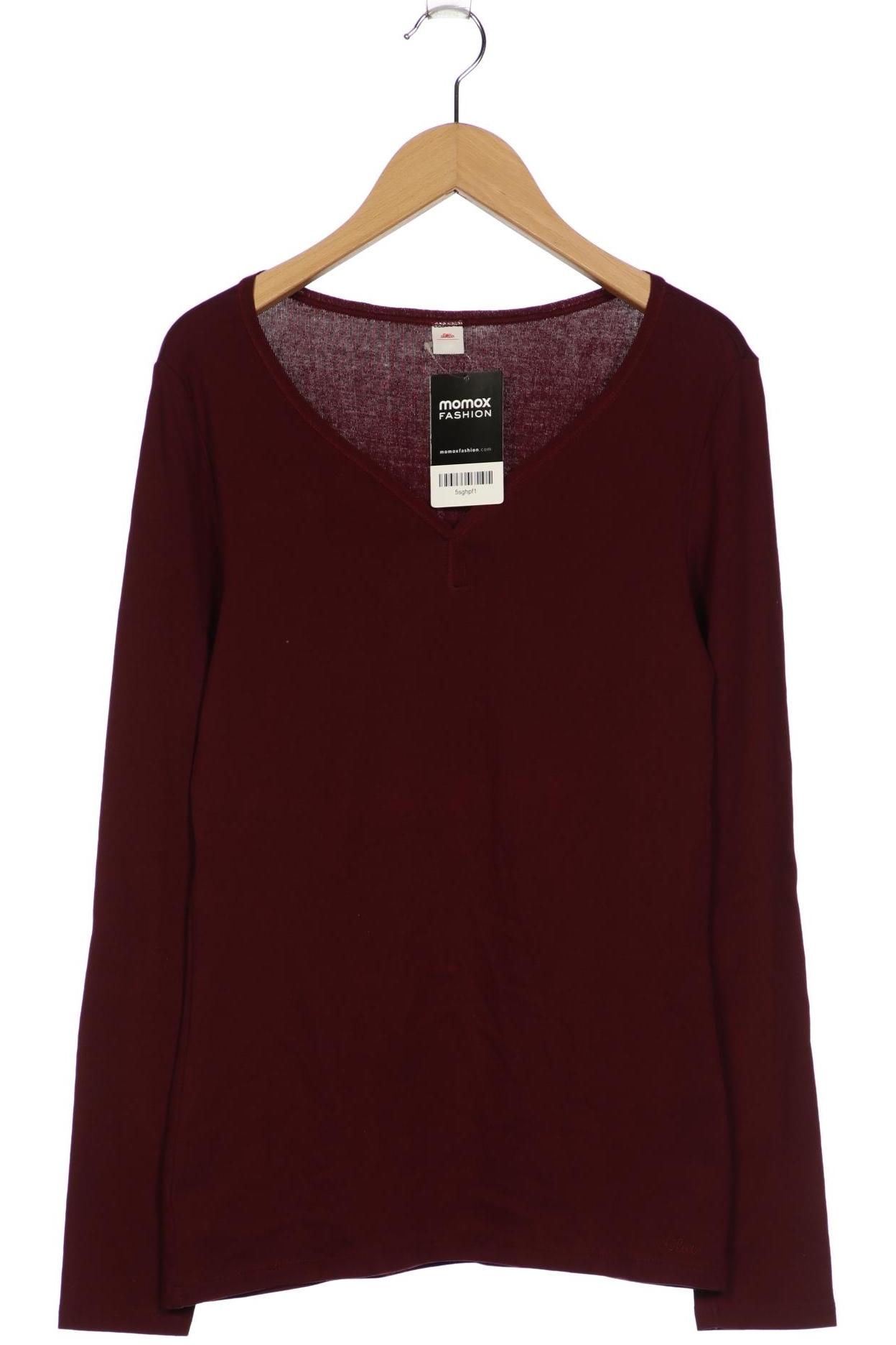 

s.Oliver Damen Langarmshirt, bordeaux, Gr. 38
