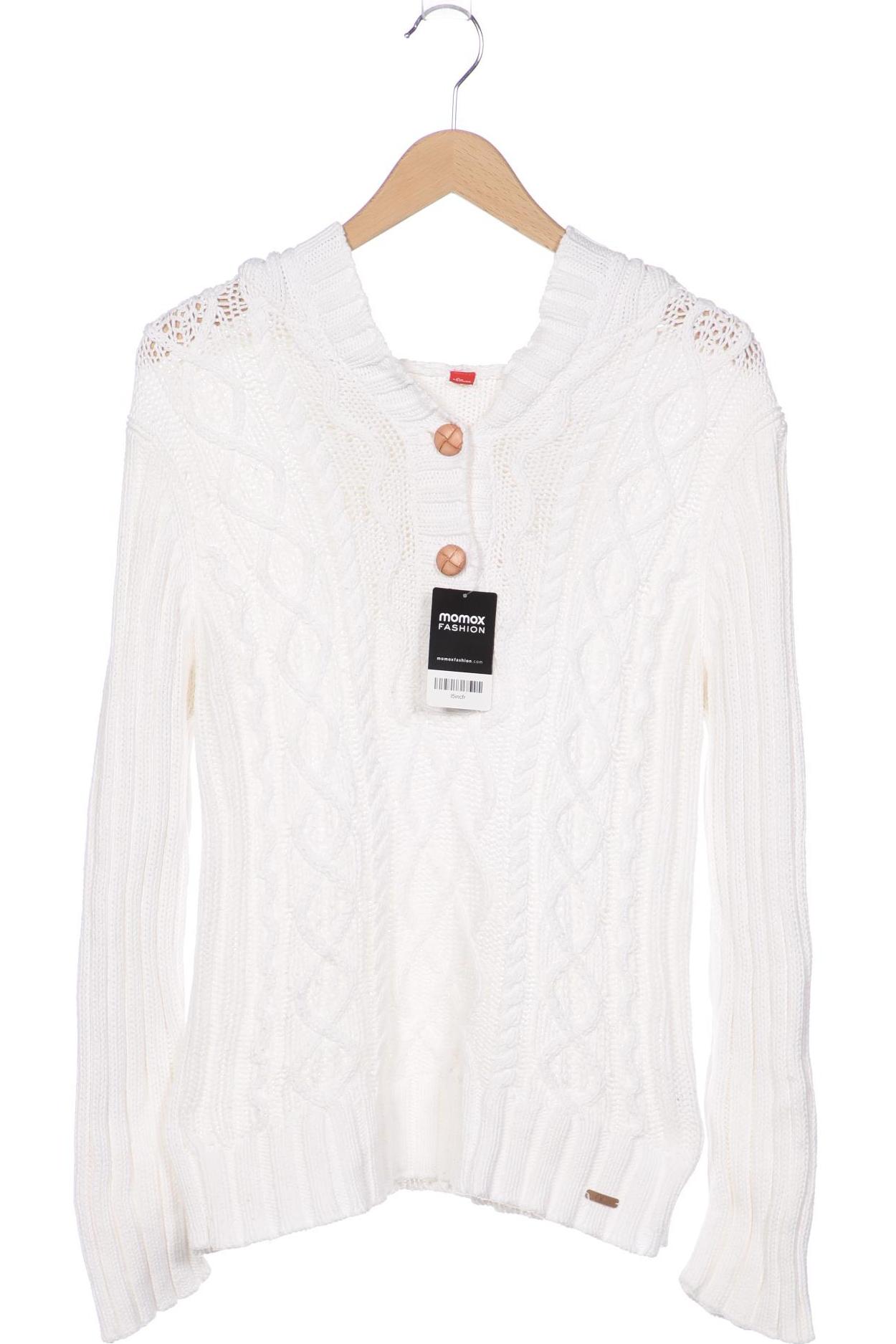 

s.Oliver Damen Pullover, weiß