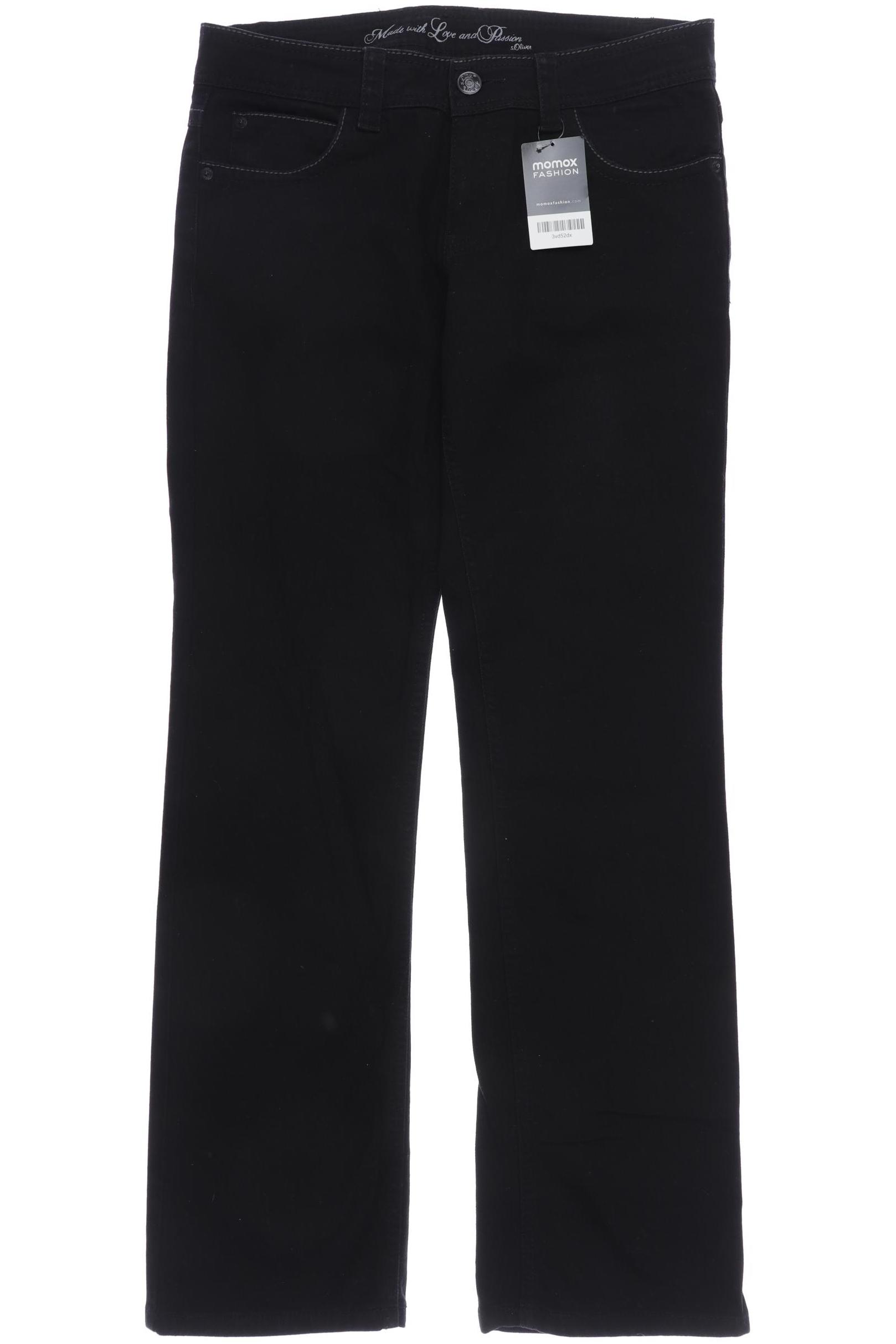 

s.Oliver Damen Jeans, schwarz, Gr. 40