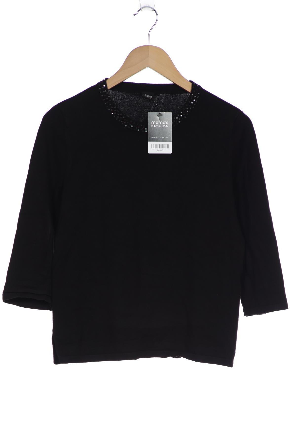 

s.Oliver Damen Pullover, schwarz