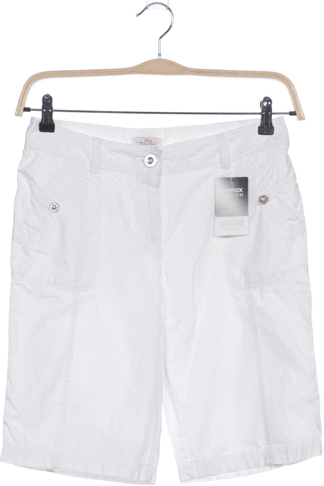 

s.Oliver Damen Shorts, weiß, Gr. 36