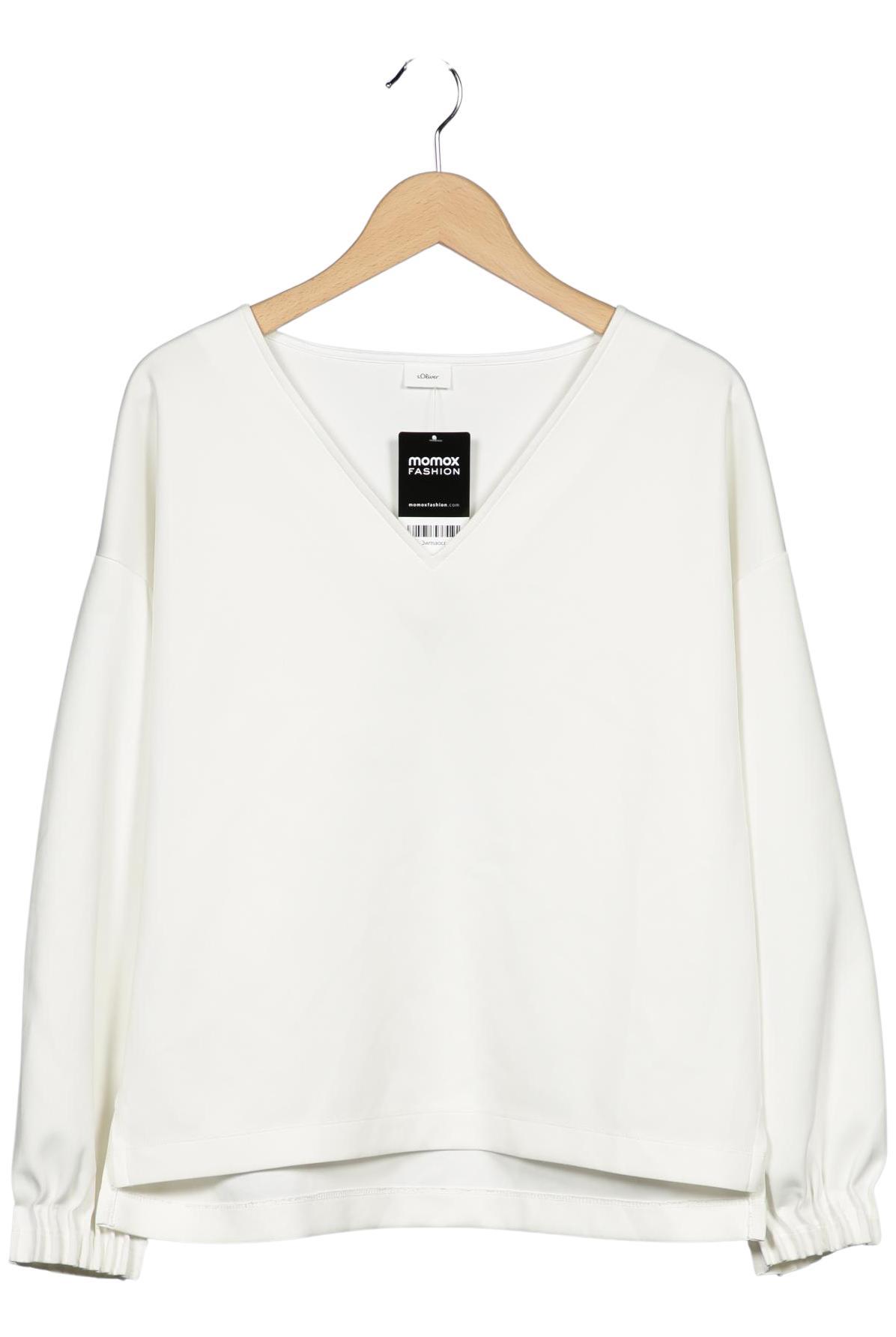 

s.Oliver Damen Sweatshirt, weiß, Gr. 38