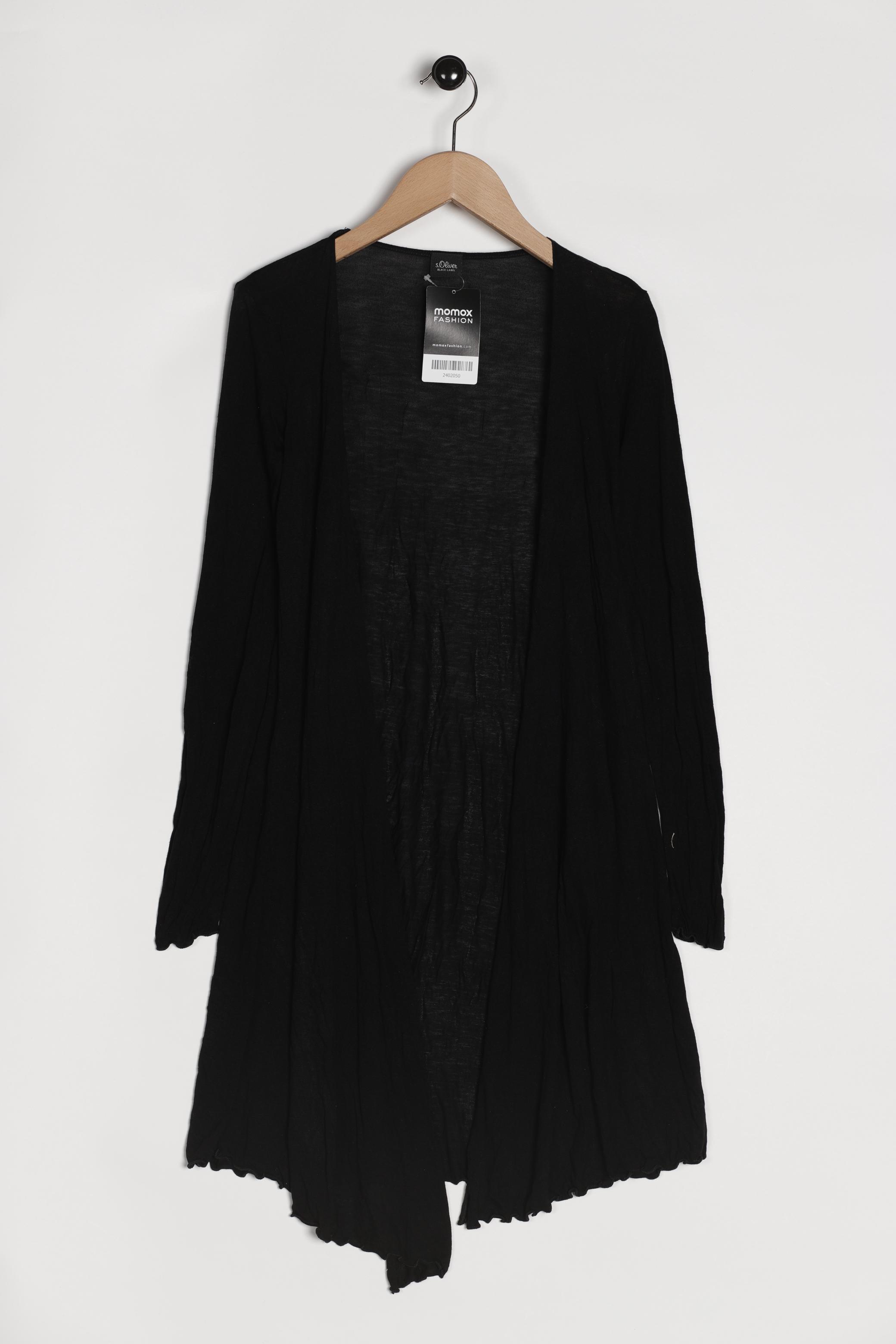 

s.Oliver Damen Strickjacke, schwarz, Gr. 36