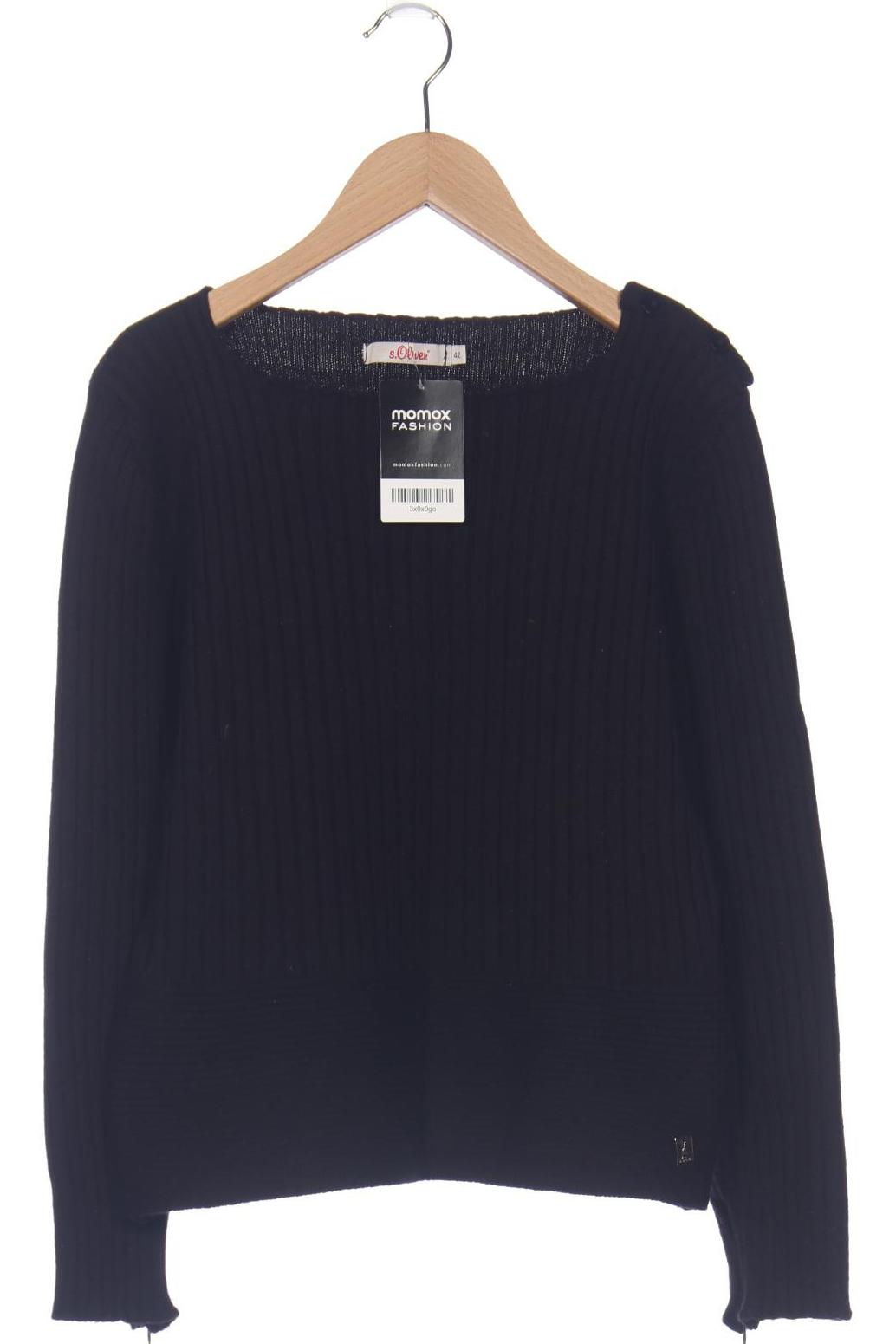 

s.Oliver Damen Pullover, schwarz, Gr. 42